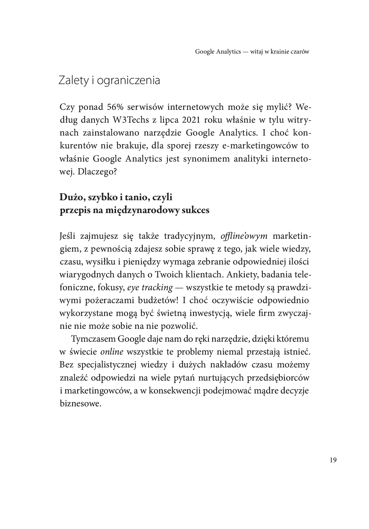 Fragment „Google Analytics dla marketingowców. Wydanie III” — strona 9 z 20