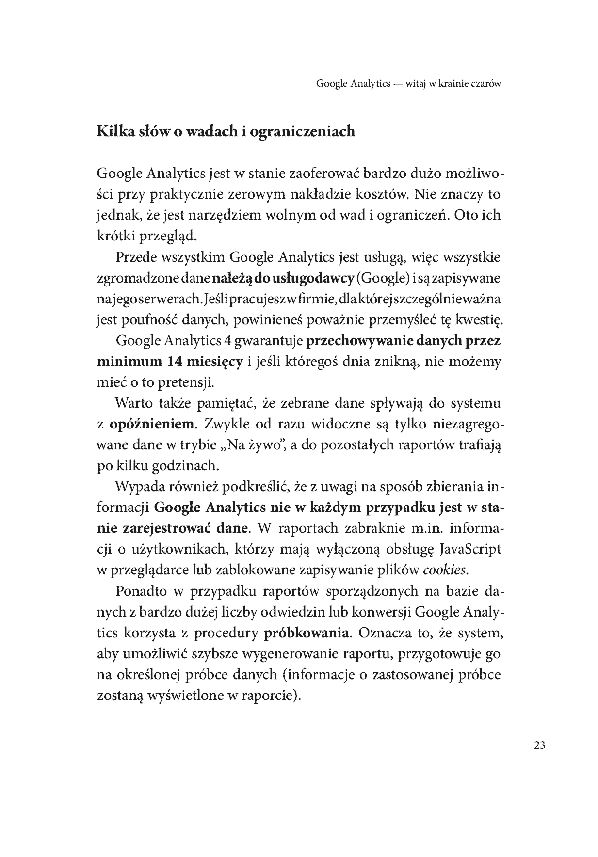 Fragment „Google Analytics dla marketingowców. Wydanie III” — strona 13 z 20