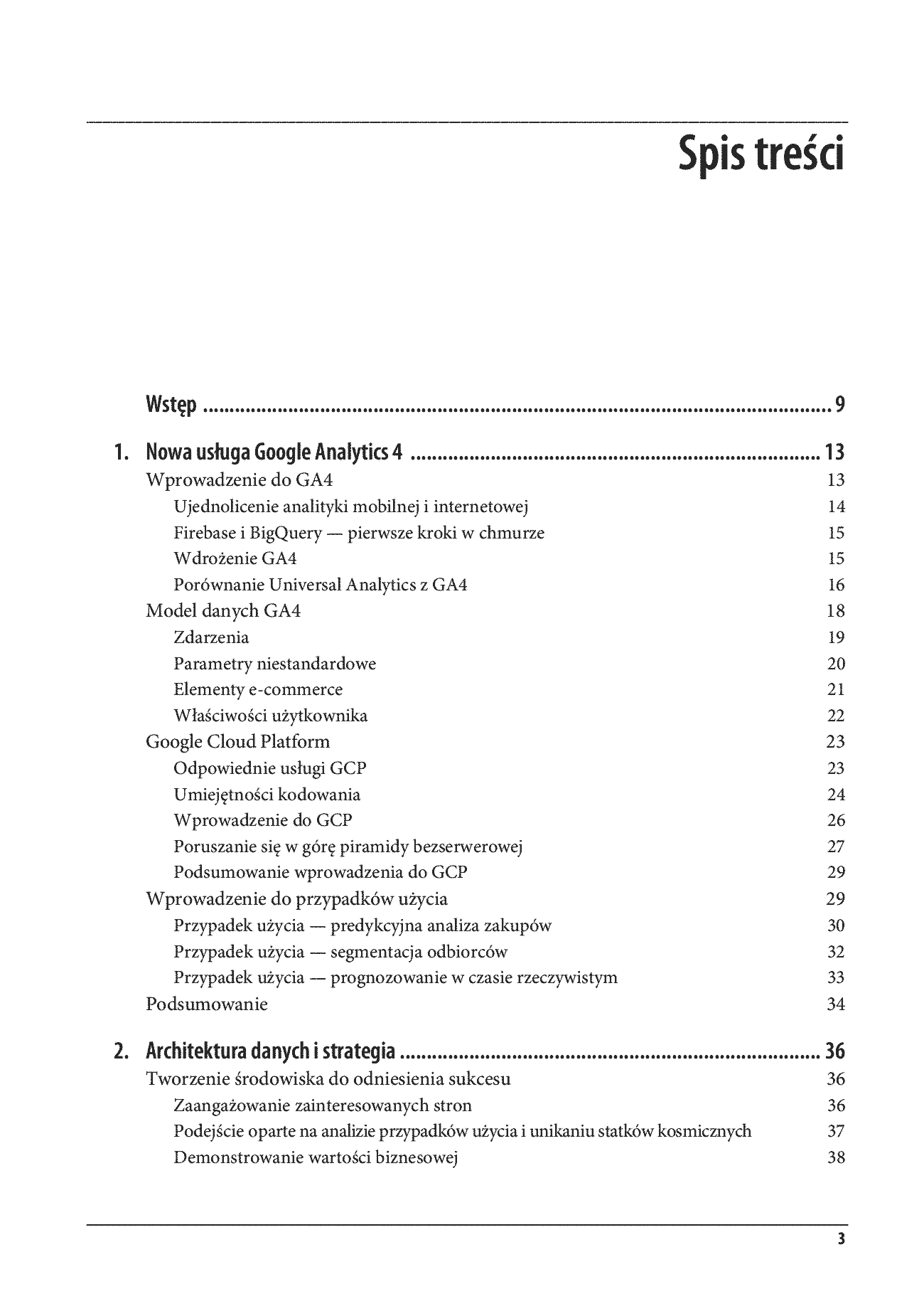 Fragment „Google Analytics od podstaw. Analiza wpływu biznesowego i wyznaczanie trendów” — strona 3 z 30