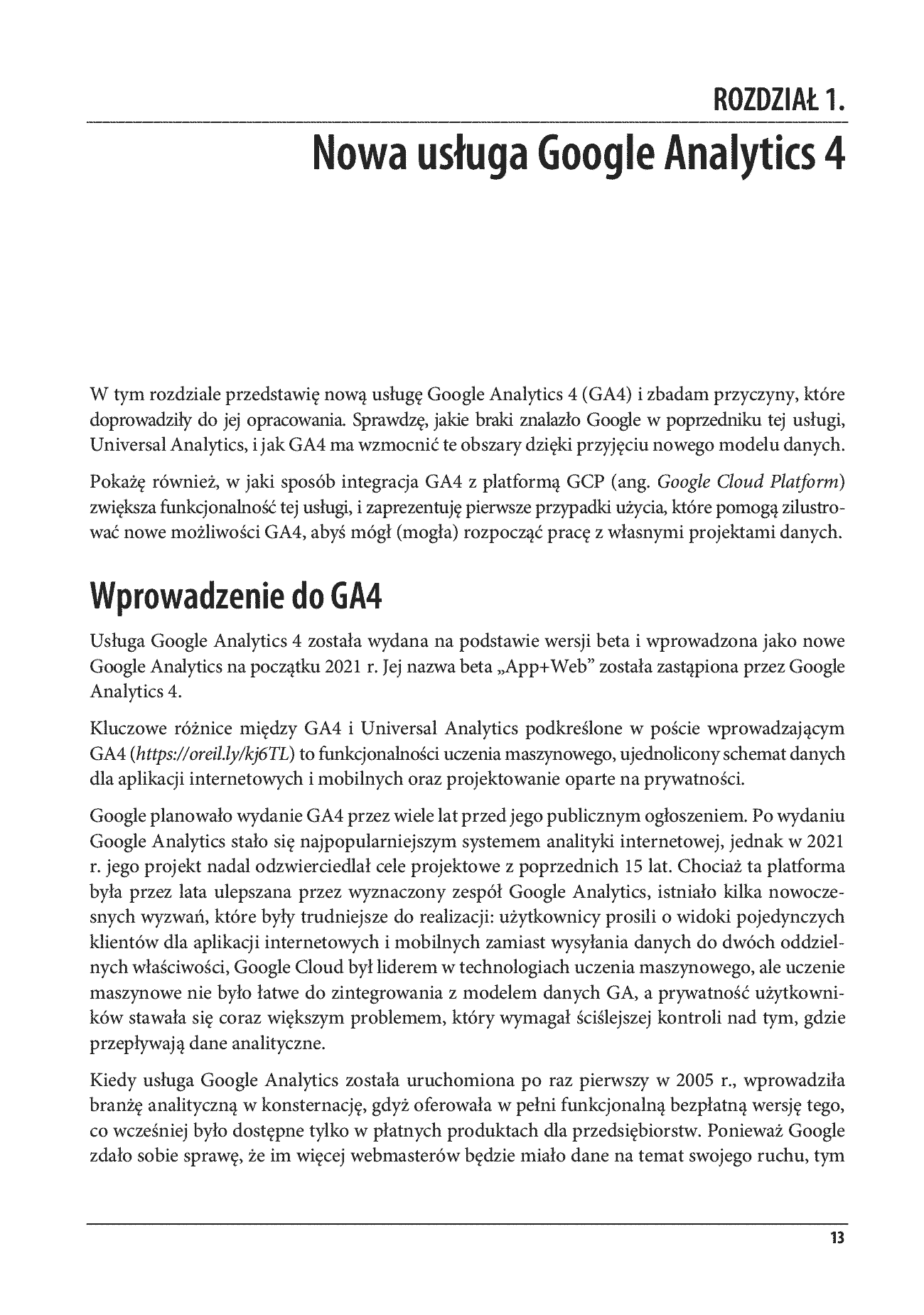 Fragment „Google Analytics od podstaw. Analiza wpływu biznesowego i wyznaczanie trendów” — strona 9 z 30