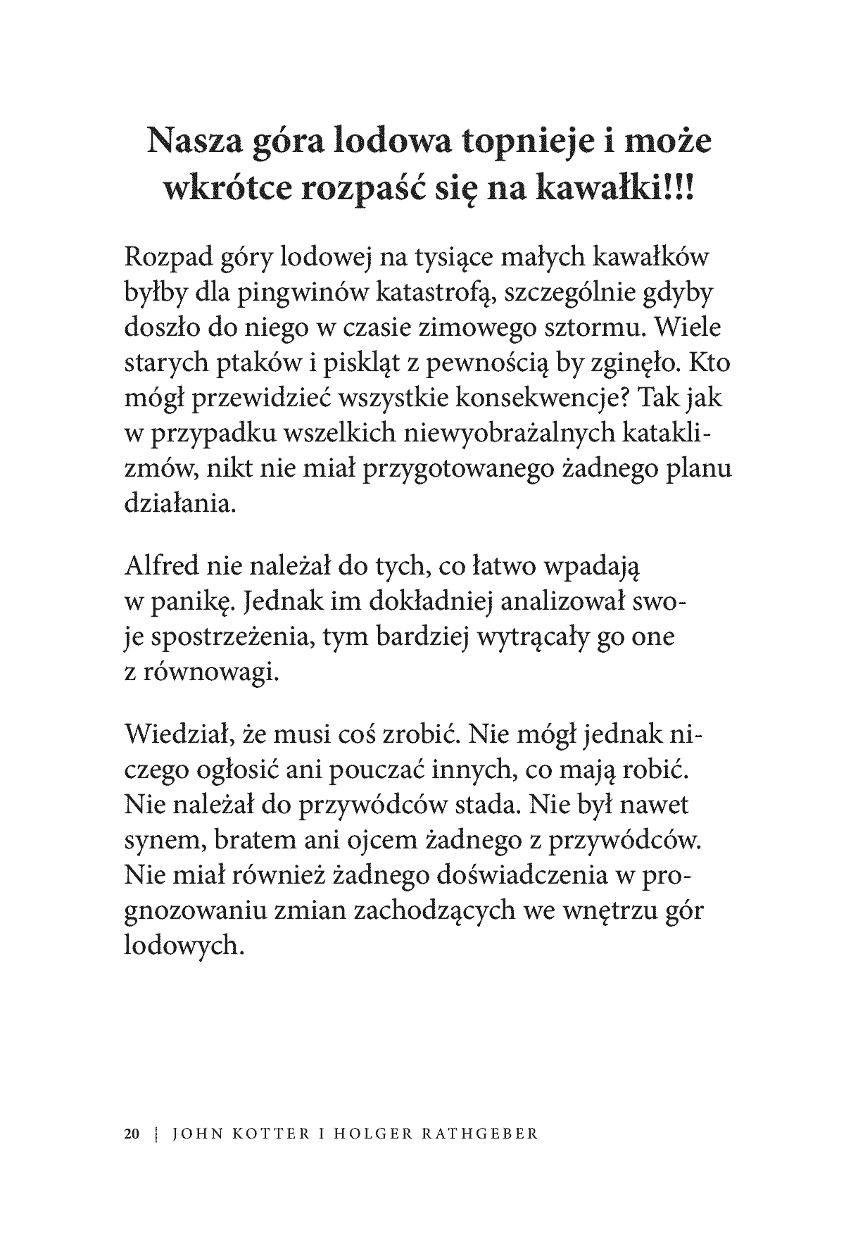 Fragment „Gdy góra lodowa topnieje. Wprowadzanie zmian w każdych okolicznościach” — strona 10 z 22