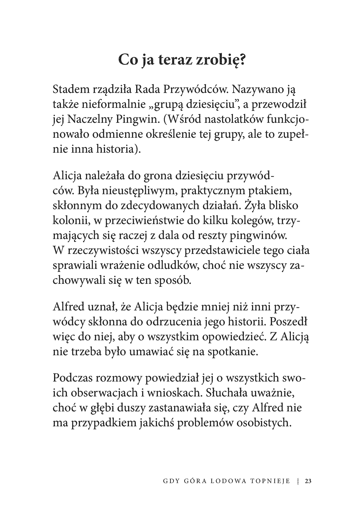Fragment „Gdy góra lodowa topnieje. Wprowadzanie zmian w każdych okolicznościach” — strona 13 z 22