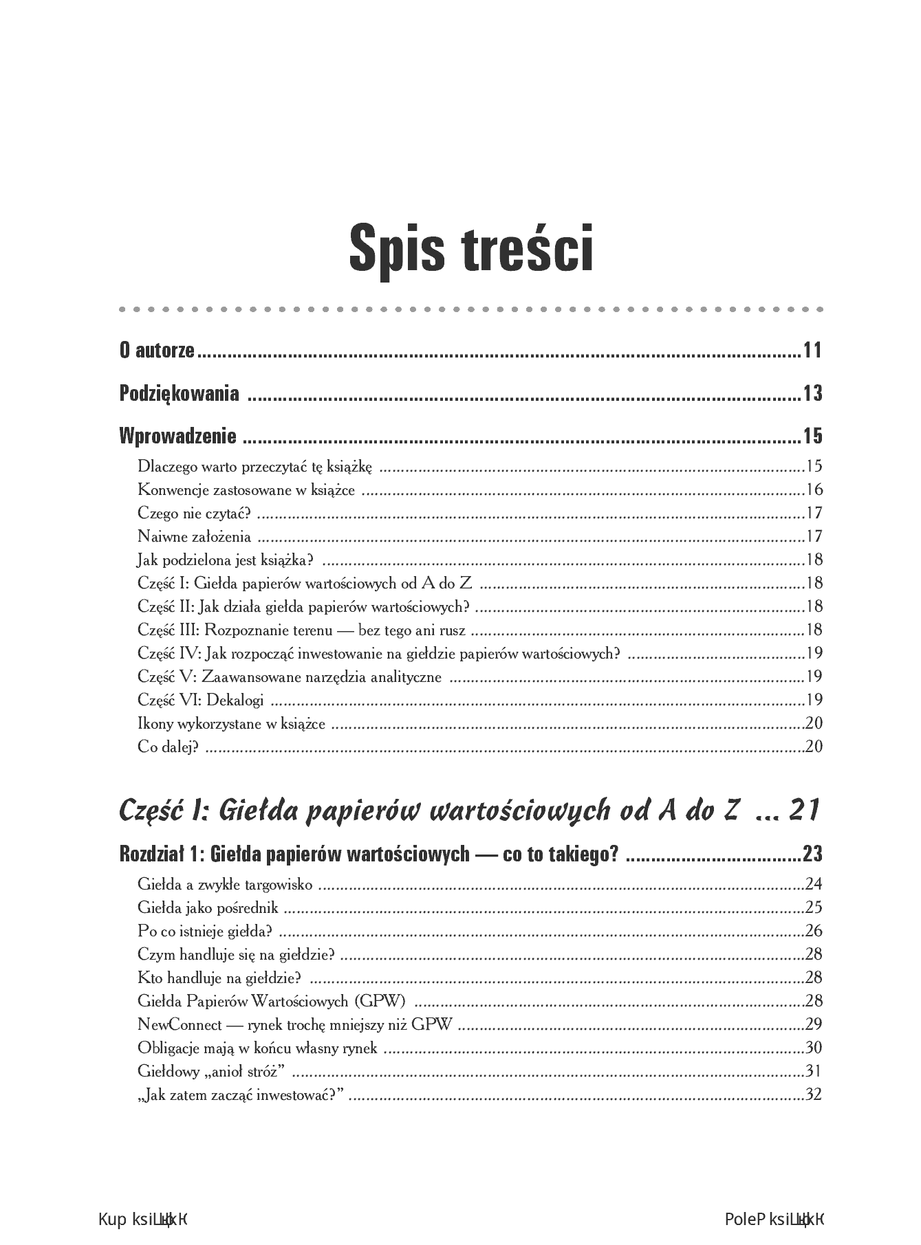 Fragment „Giełda Papierów Wartościowych dla bystrzaków” — strona 3 z 30