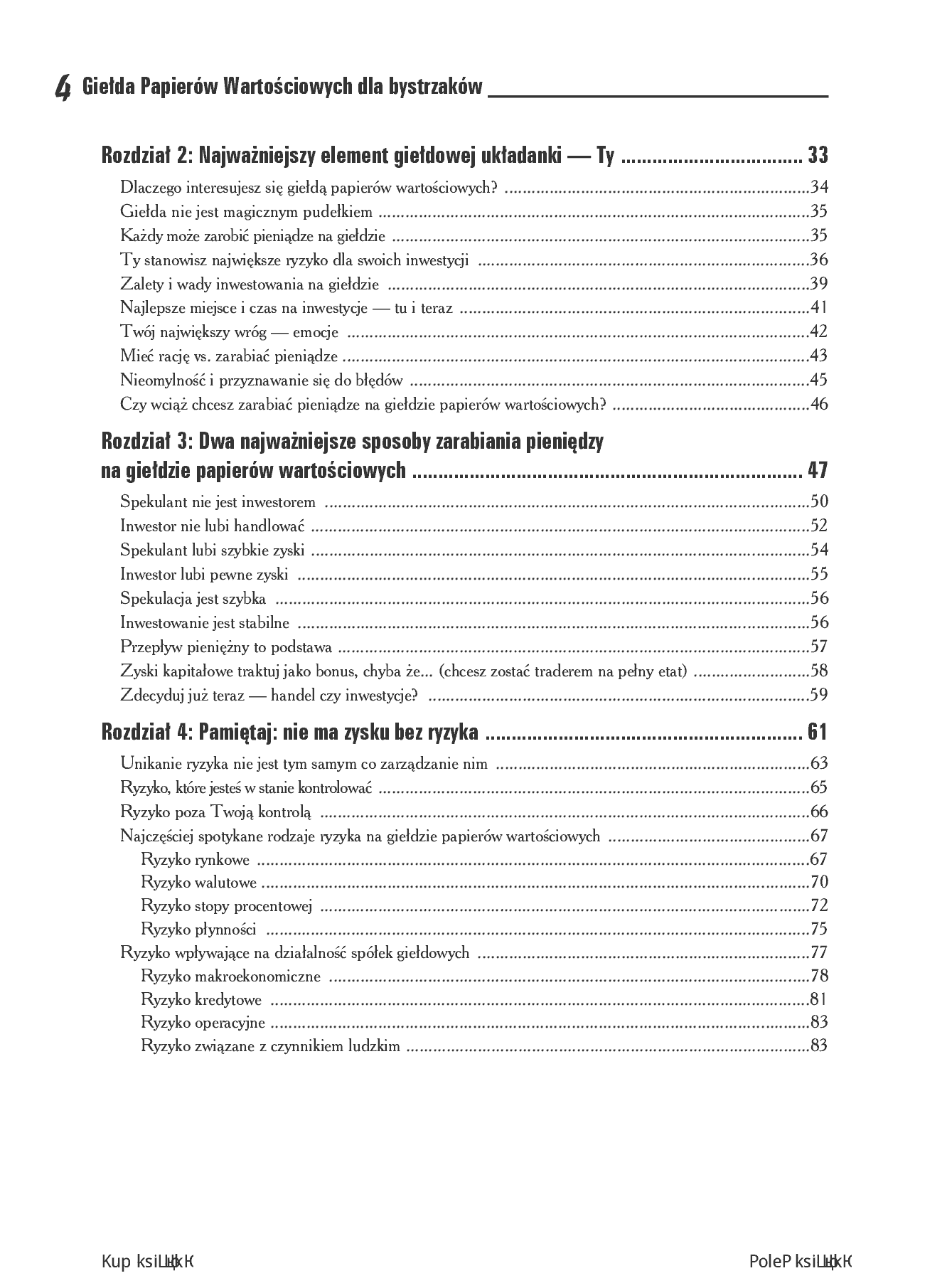 Fragment „Giełda Papierów Wartościowych dla bystrzaków” — strona 4 z 30