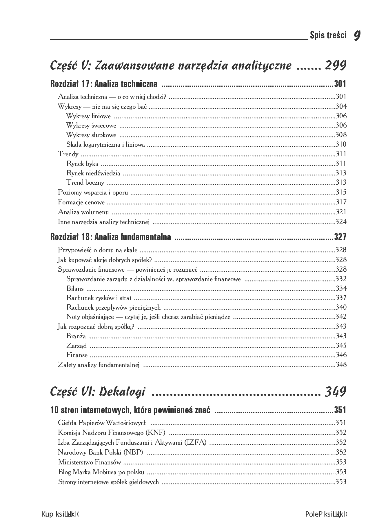 Fragment „Giełda Papierów Wartościowych dla bystrzaków” — strona 9 z 30