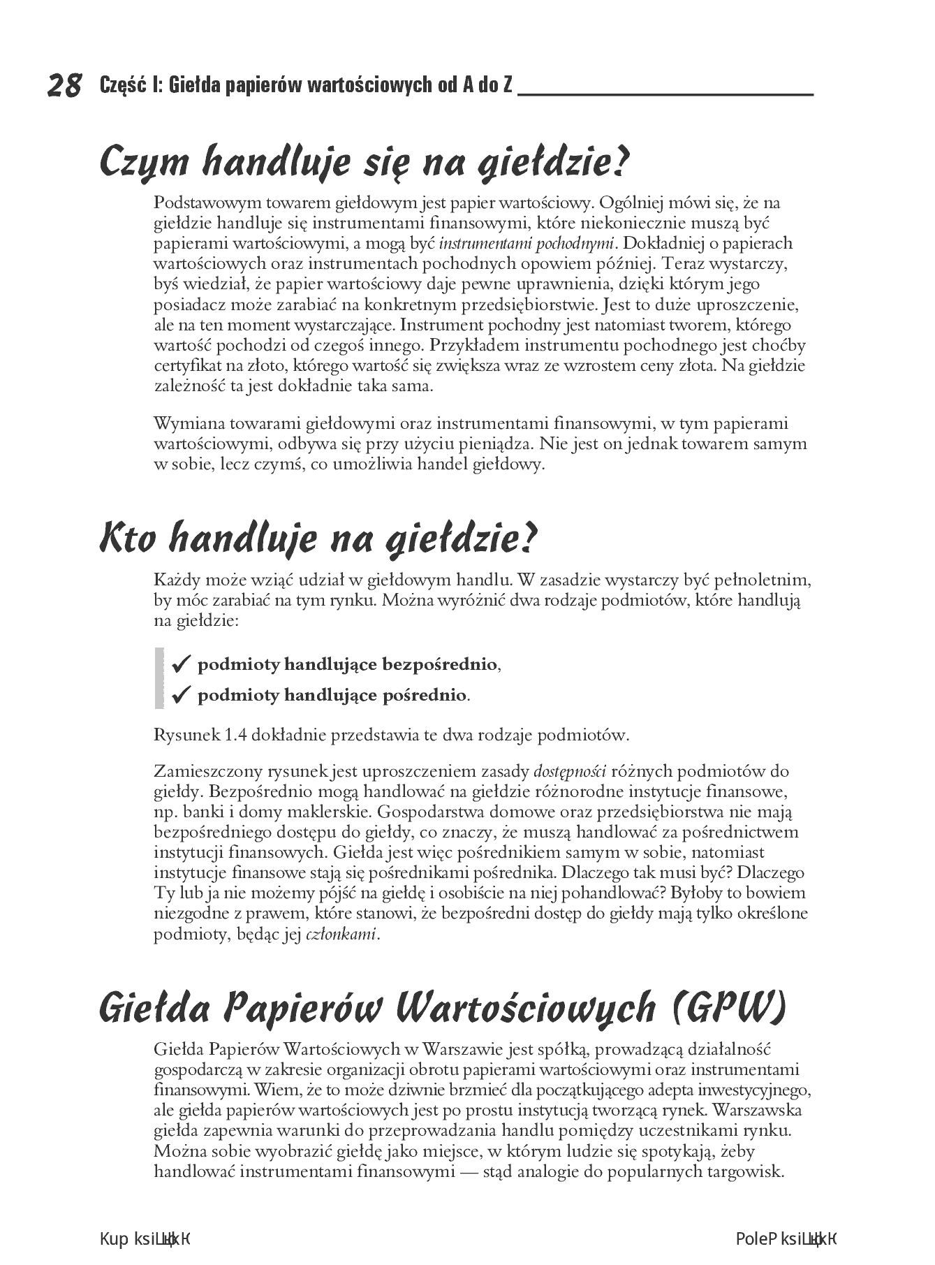 Fragment „Giełda Papierów Wartościowych dla bystrzaków” — strona 16 z 30