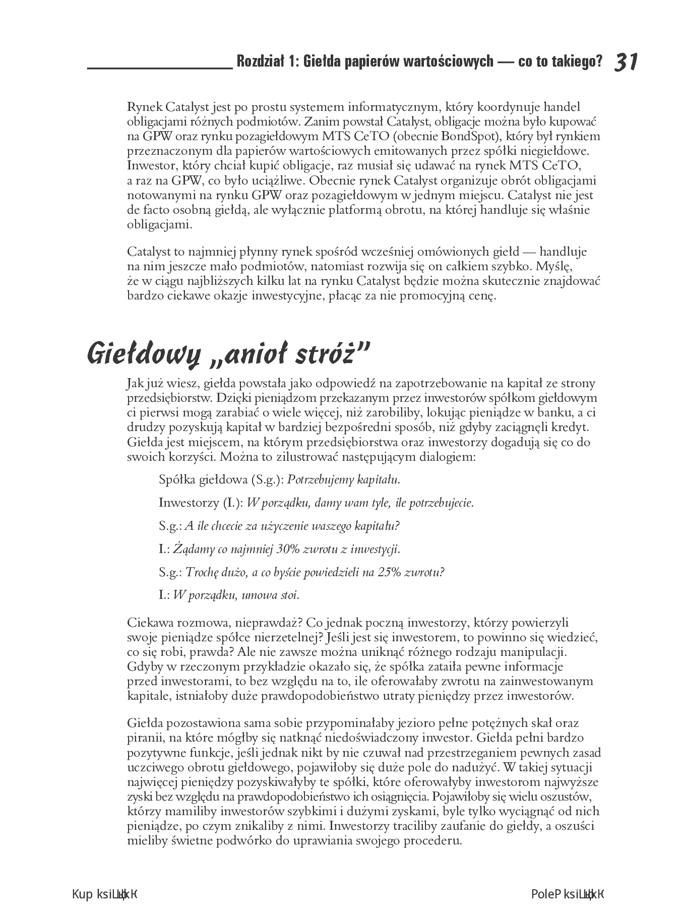 Fragment „Giełda Papierów Wartościowych dla bystrzaków” — strona 19 z 30