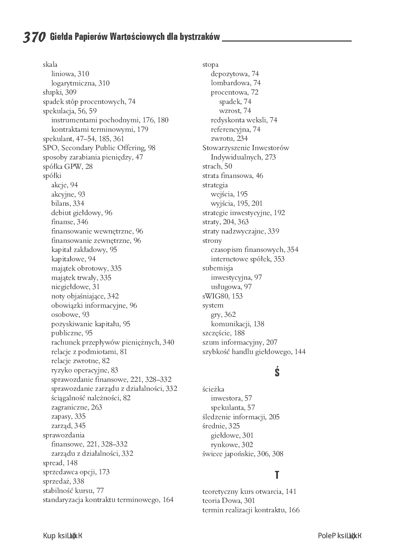 Fragment „Giełda Papierów Wartościowych dla bystrzaków” — strona 26 z 30
