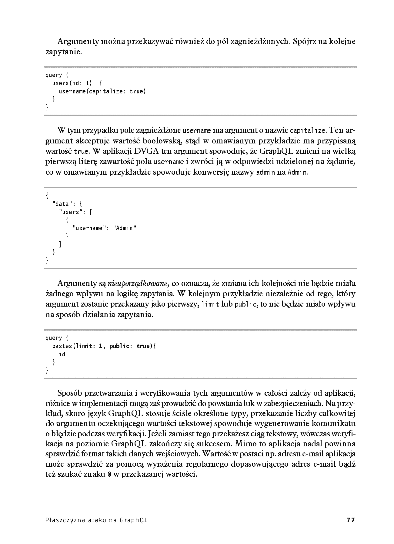 Fragment „Black Hat GraphQL. Bezpieczeństwo API dla hakerów i pentesterów” — strona 19 z 30