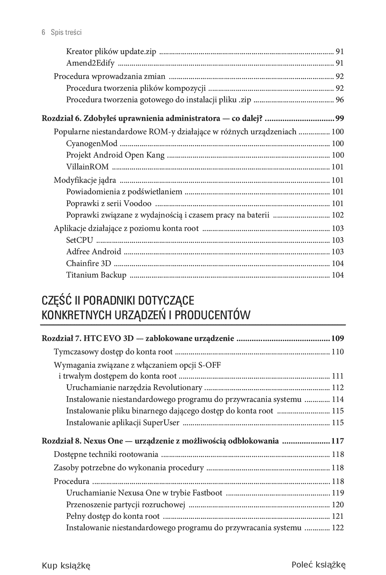 Fragment „Hakowanie Androida. Kompletny przewodnik XDA Developers po rootowaniu, ROM-ach i kompozycjach” — strona 6 z 28