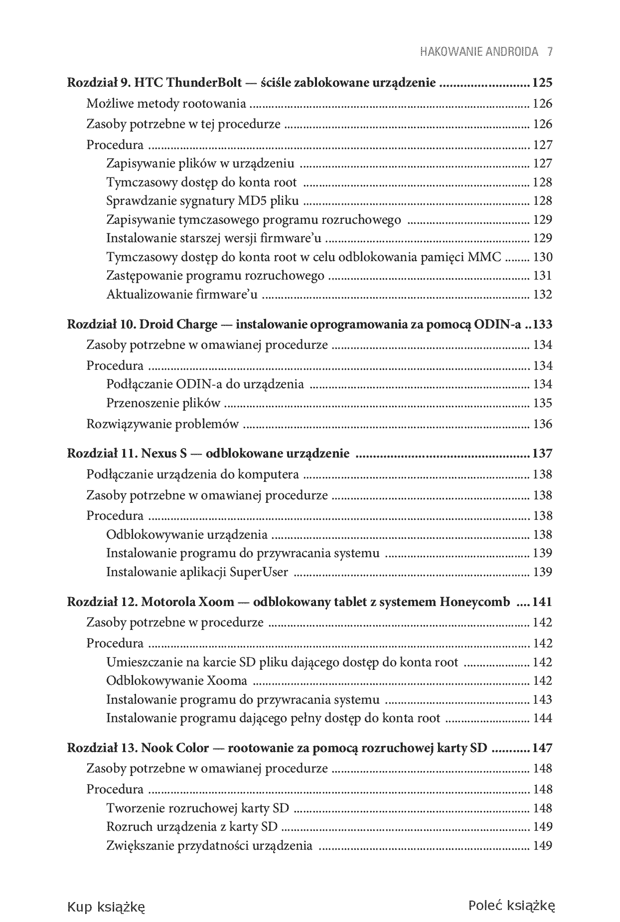 Fragment „Hakowanie Androida. Kompletny przewodnik XDA Developers po rootowaniu, ROM-ach i kompozycjach” — strona 7 z 28