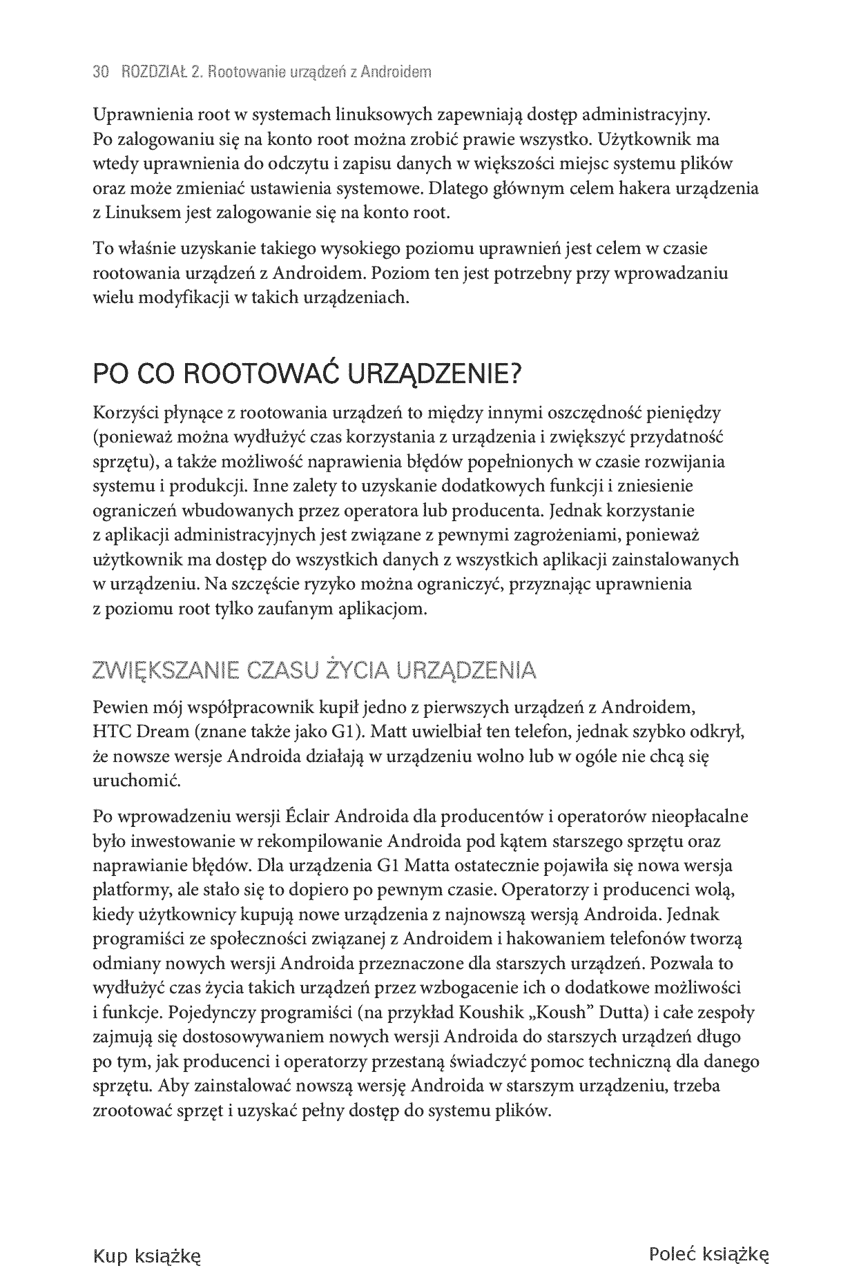 Fragment „Hakowanie Androida. Kompletny przewodnik XDA Developers po rootowaniu, ROM-ach i kompozycjach” — strona 10 z 28