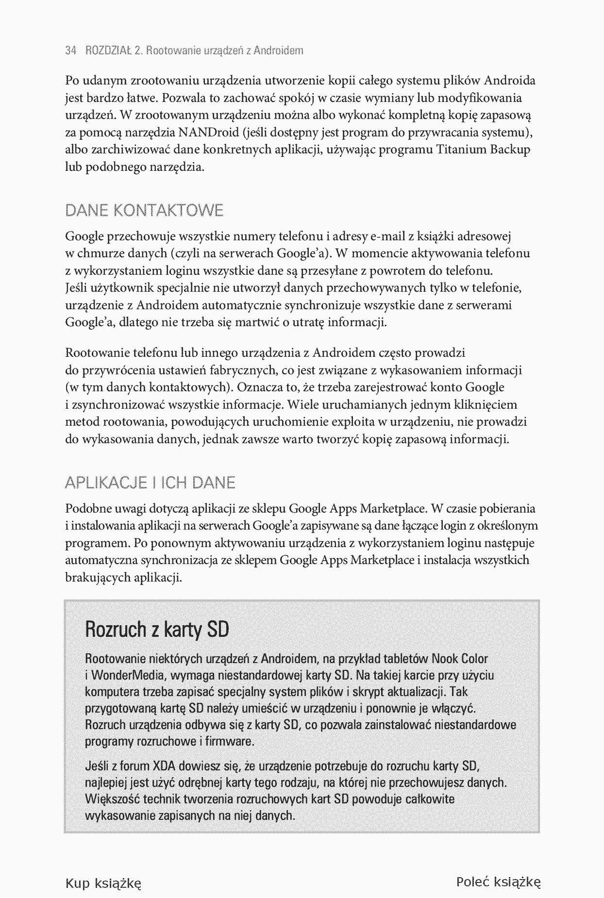 Fragment „Hakowanie Androida. Kompletny przewodnik XDA Developers po rootowaniu, ROM-ach i kompozycjach” — strona 14 z 28