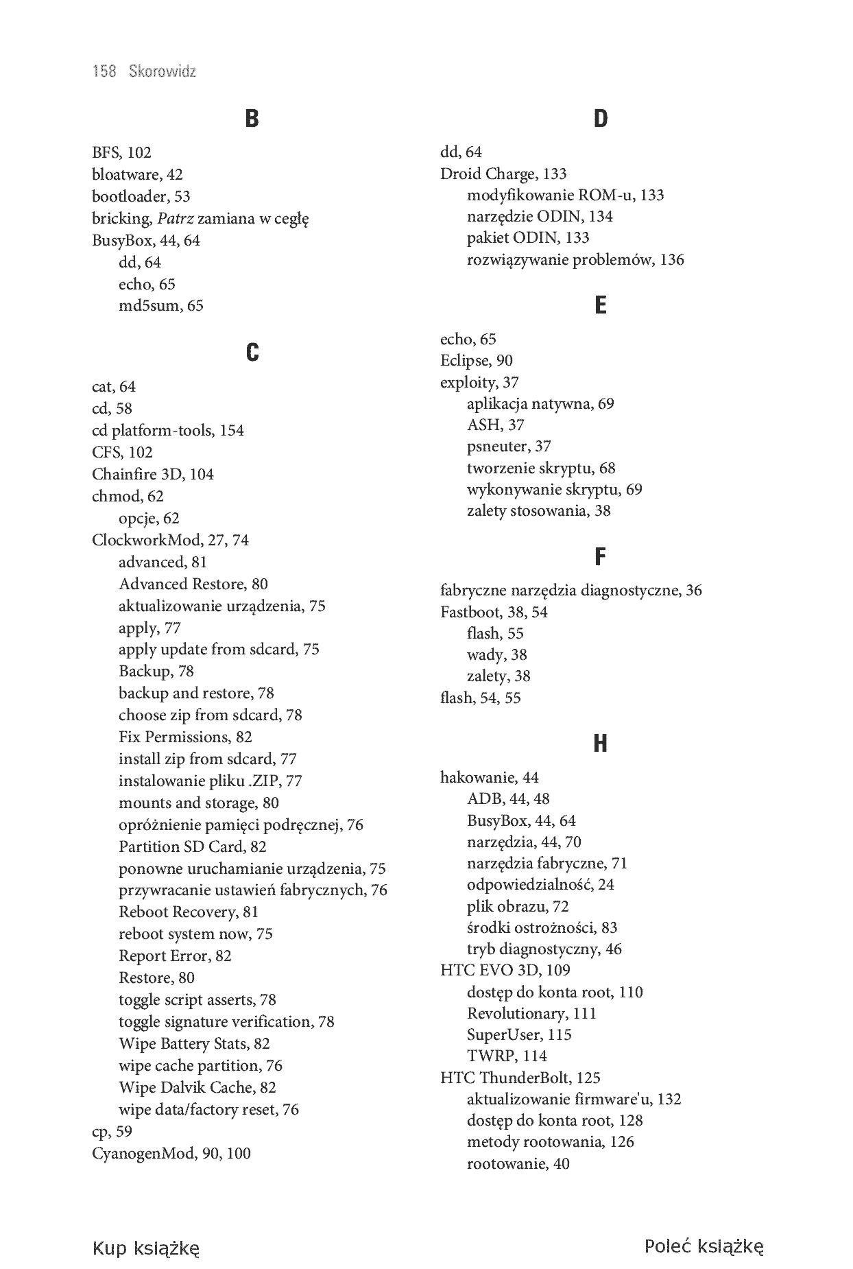 Fragment „Hakowanie Androida. Kompletny przewodnik XDA Developers po rootowaniu, ROM-ach i kompozycjach” — strona 24 z 28