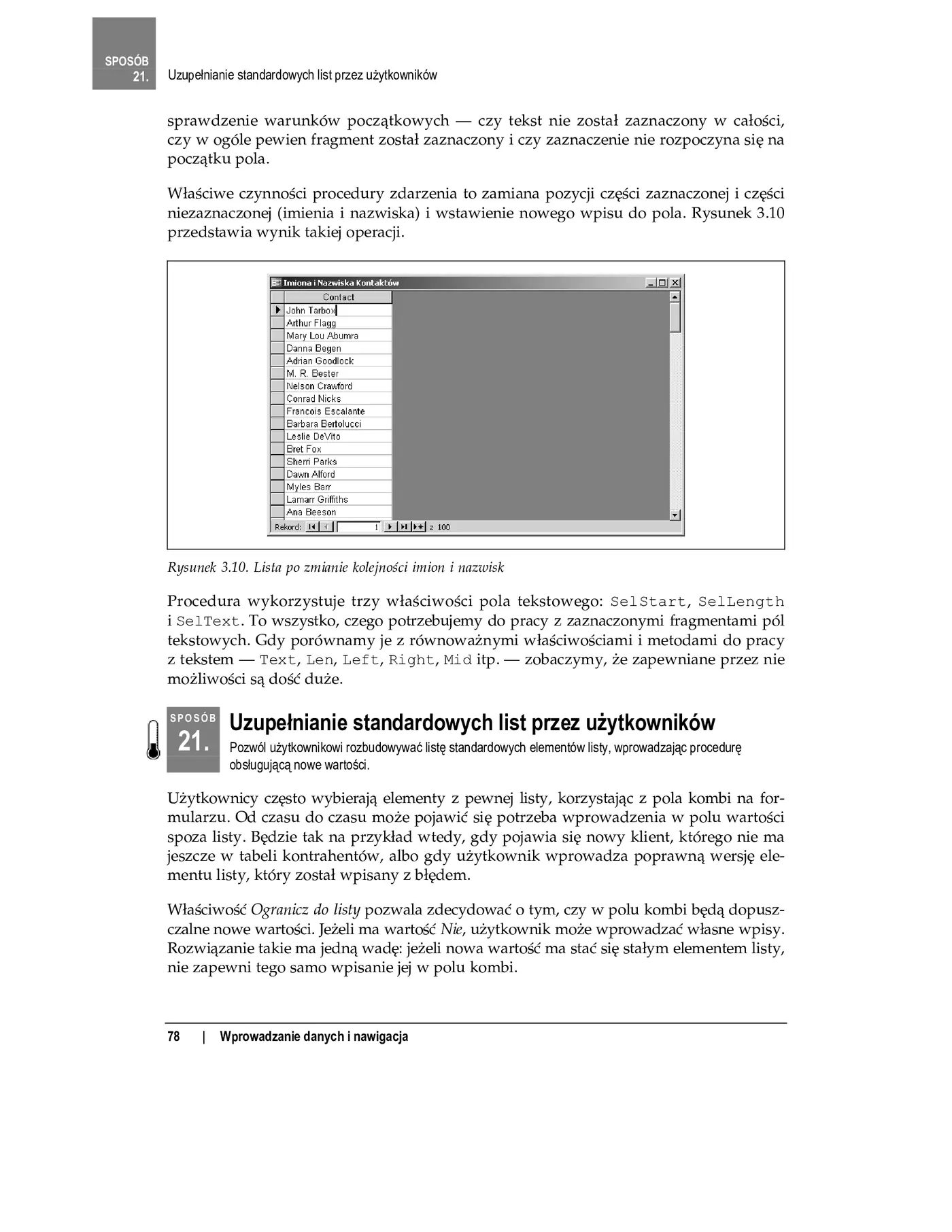 Fragment „100 sposobów na Access” — strona 15 z 29