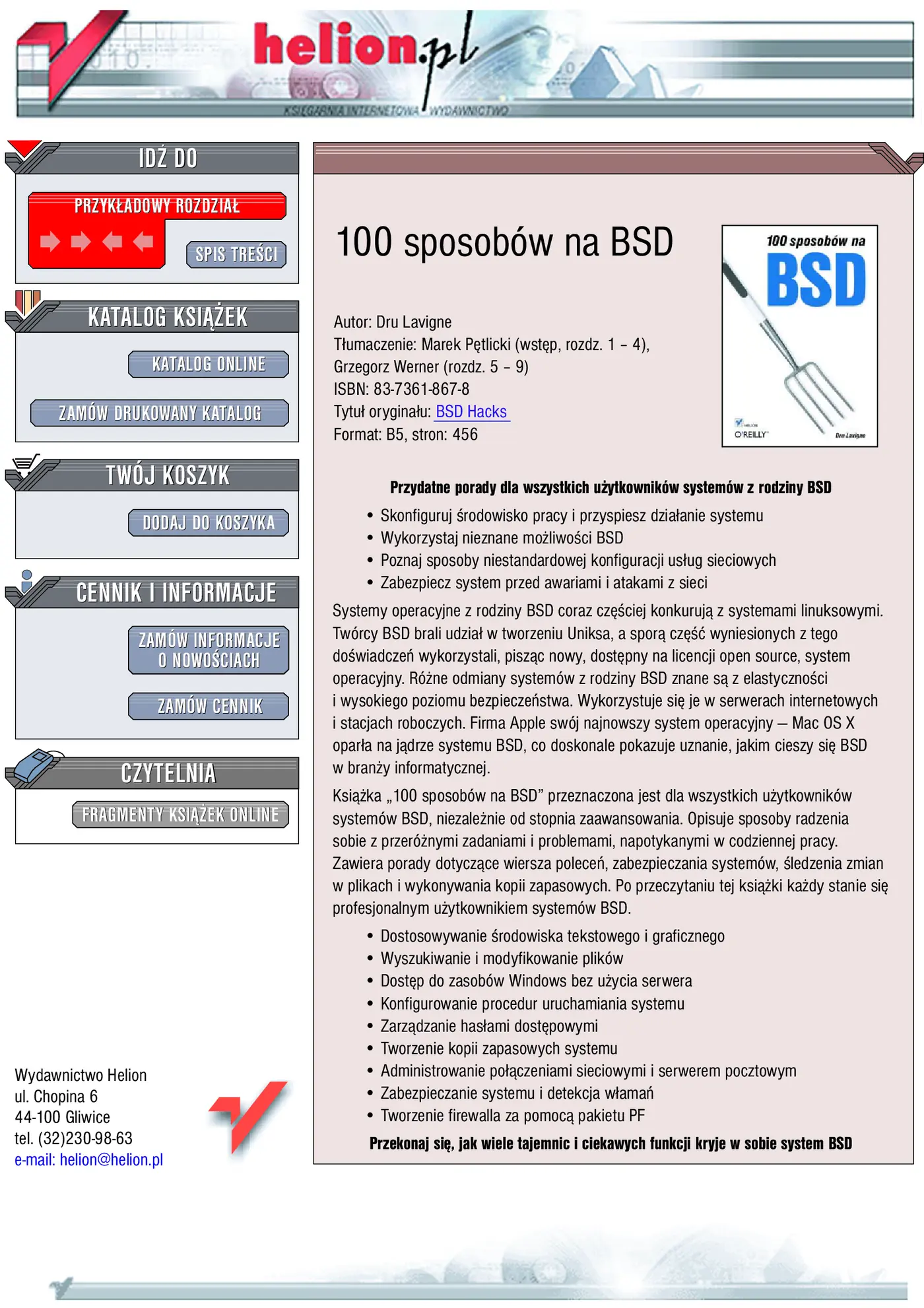 Fragment „100 sposobów na BSD” — strona 1 z 28