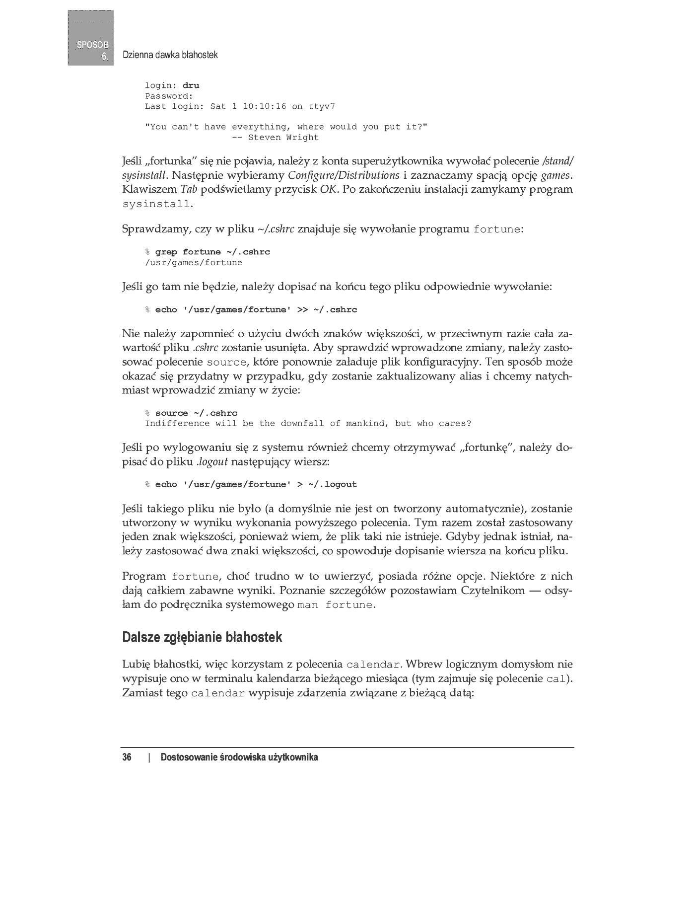 Fragment „100 sposobów na BSD” — strona 25 z 28