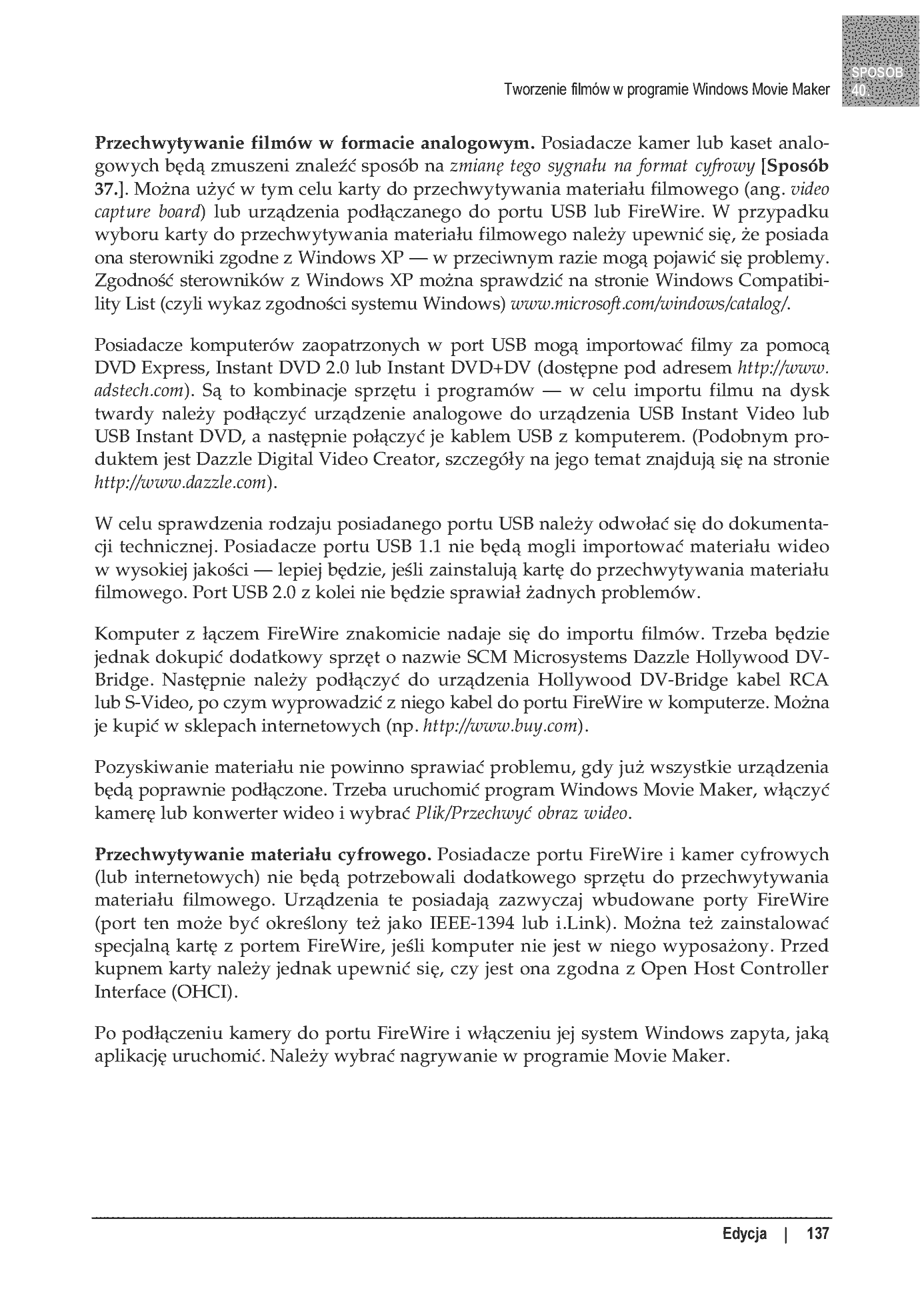 Fragment „100 sposobów na cyfrowe wideo” — strona 10 z 53