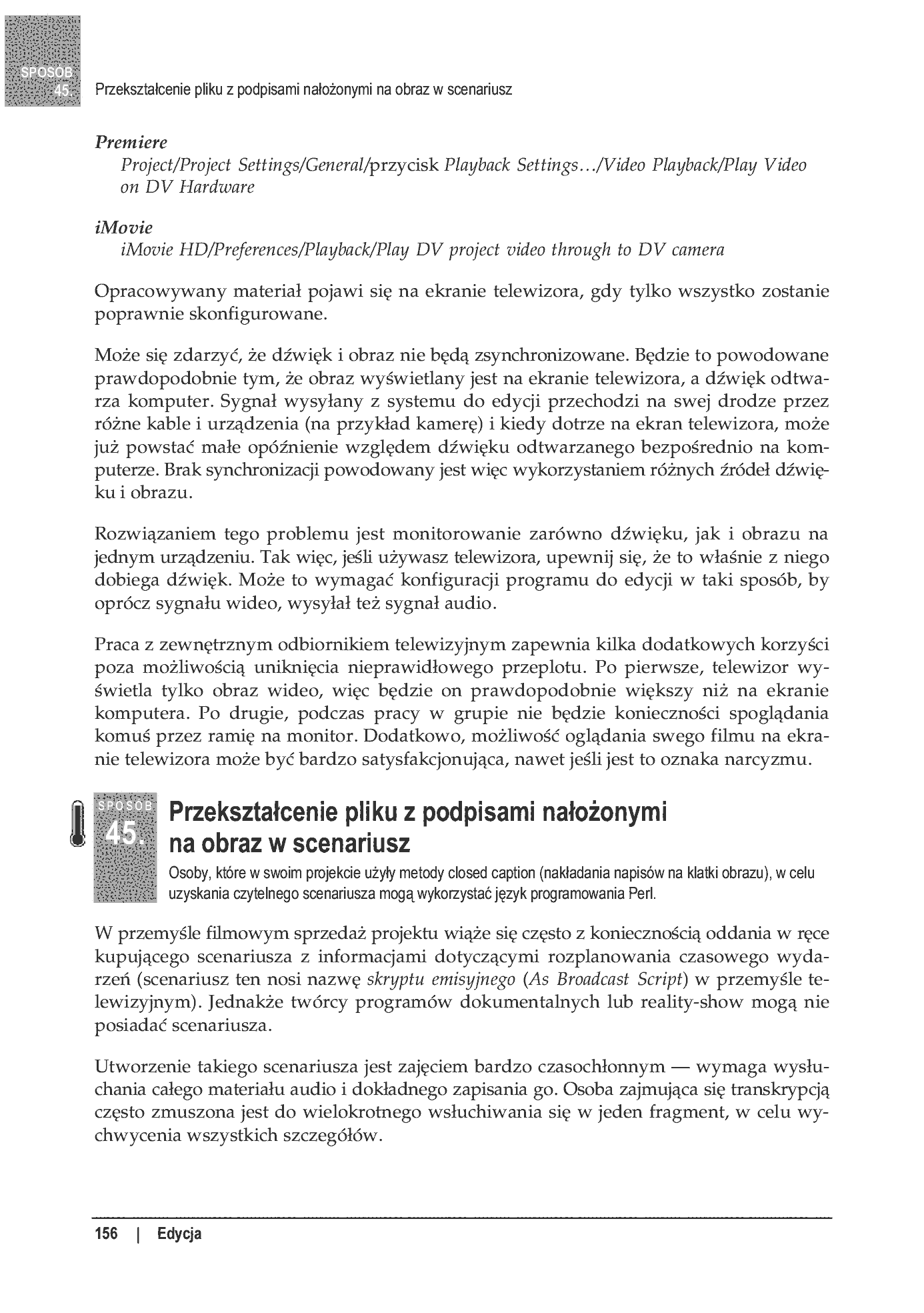 Fragment „100 sposobów na cyfrowe wideo” — strona 29 z 53
