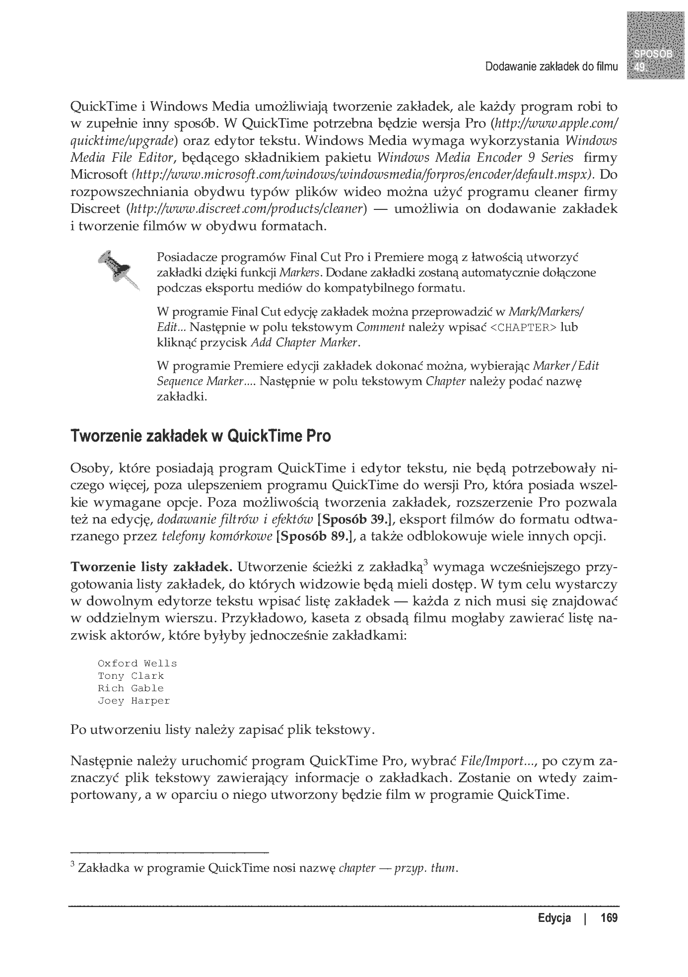 Fragment „100 sposobów na cyfrowe wideo” — strona 42 z 53