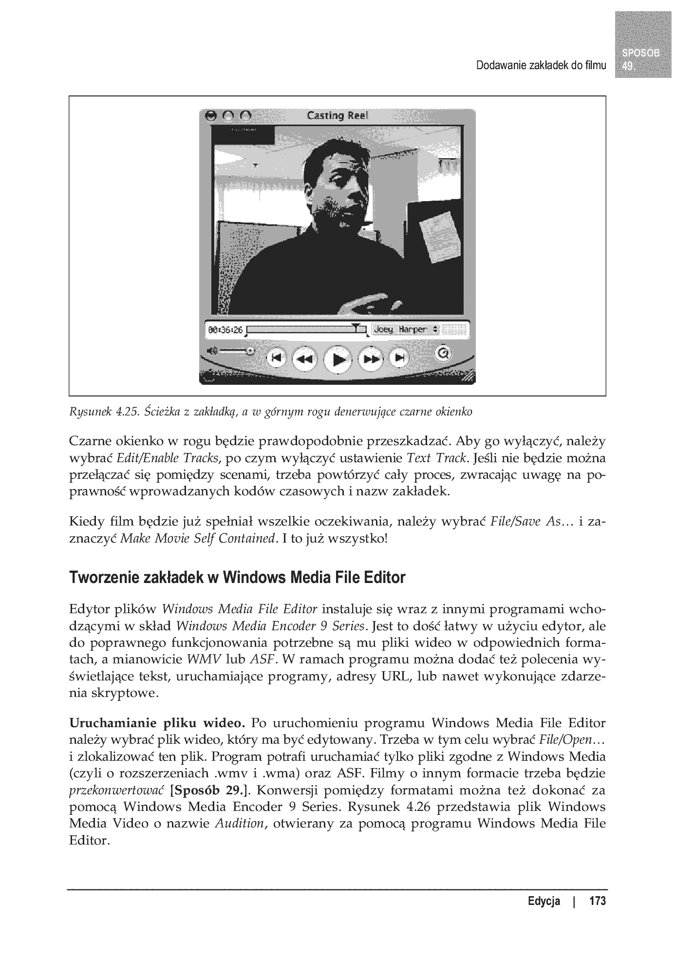 Fragment „100 sposobów na cyfrowe wideo” — strona 46 z 53