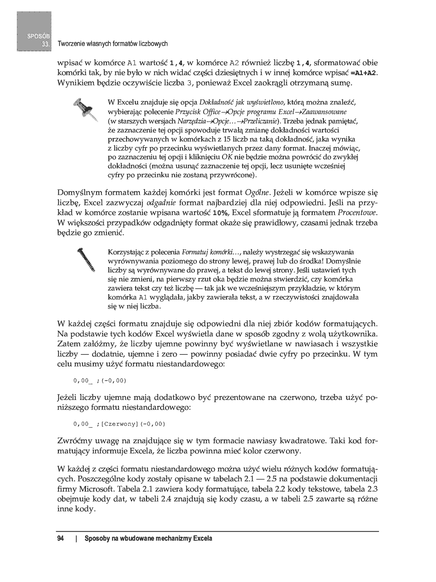 Fragment „100 sposobów na Excel 2007 PL. Tworzenie funkcjonalnych arkuszy” — strona 38 z 60