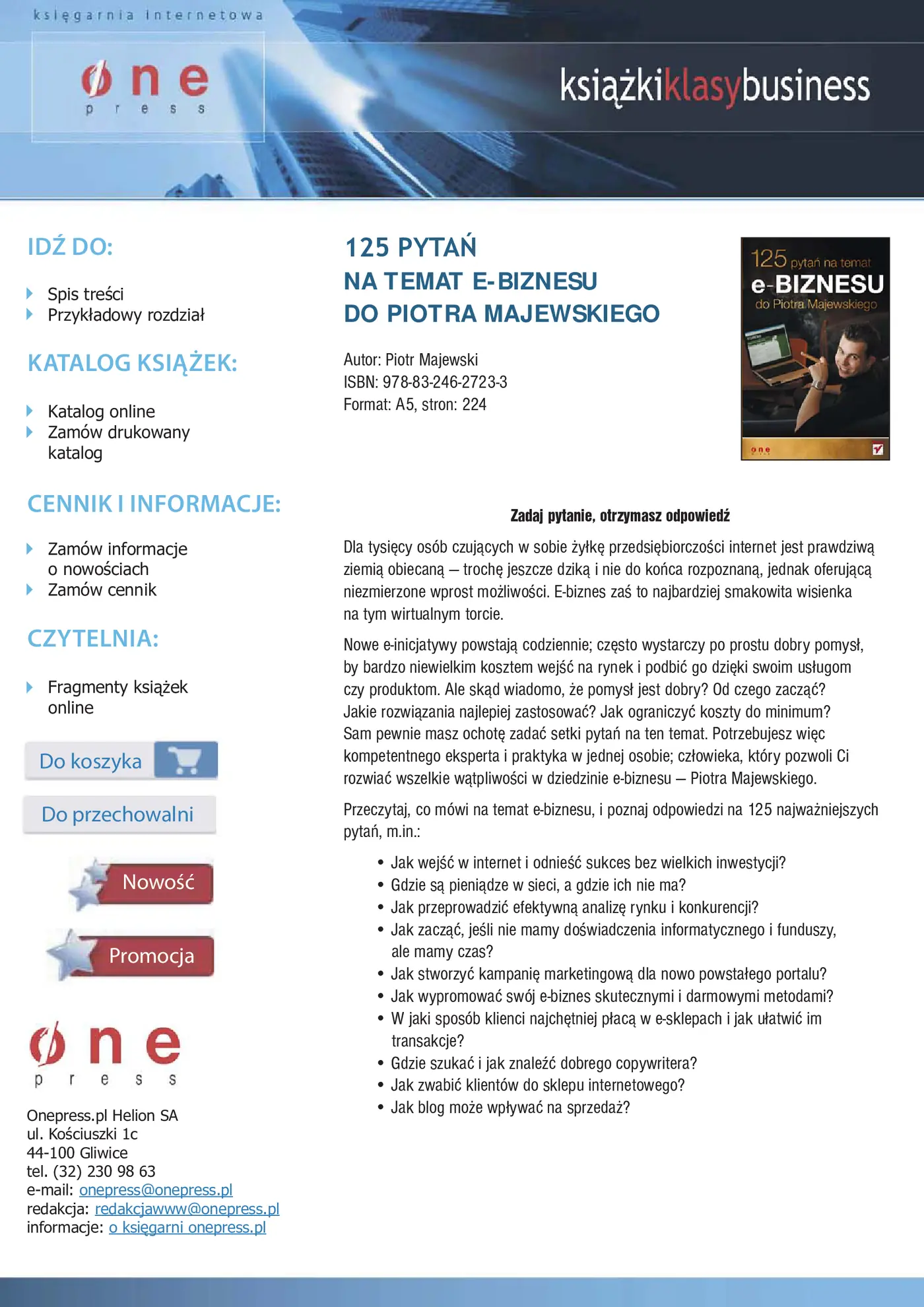 Fragment „125 pytań na temat e-biznesu do Piotra Majewskiego” — strona 1 z 12
