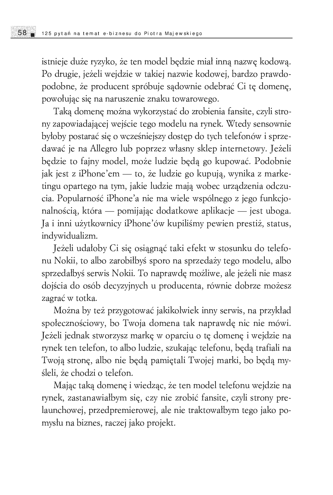 Fragment „125 pytań na temat e-biznesu do Piotra Majewskiego” — strona 7 z 12