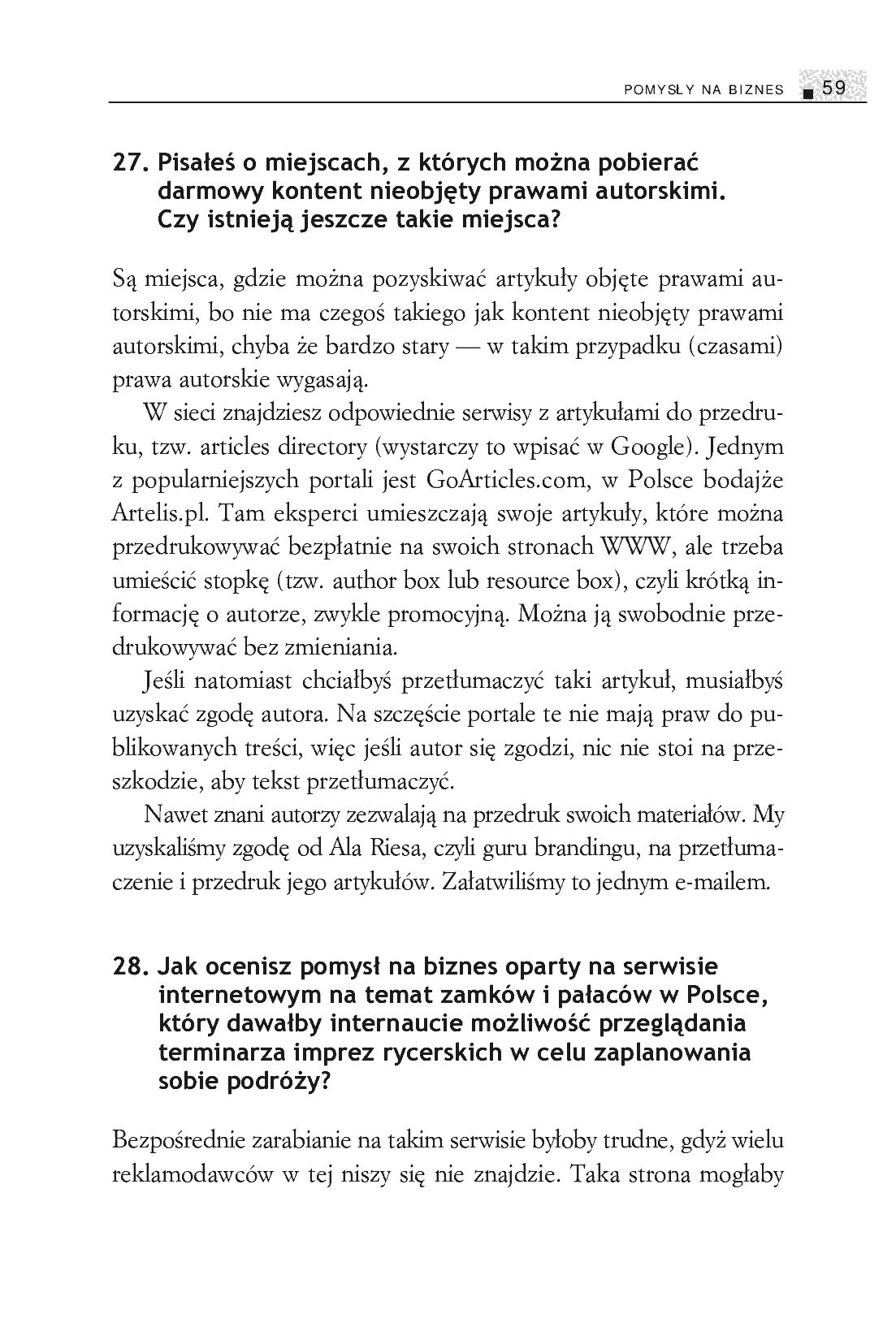 Fragment „125 pytań na temat e-biznesu do Piotra Majewskiego” — strona 8 z 12