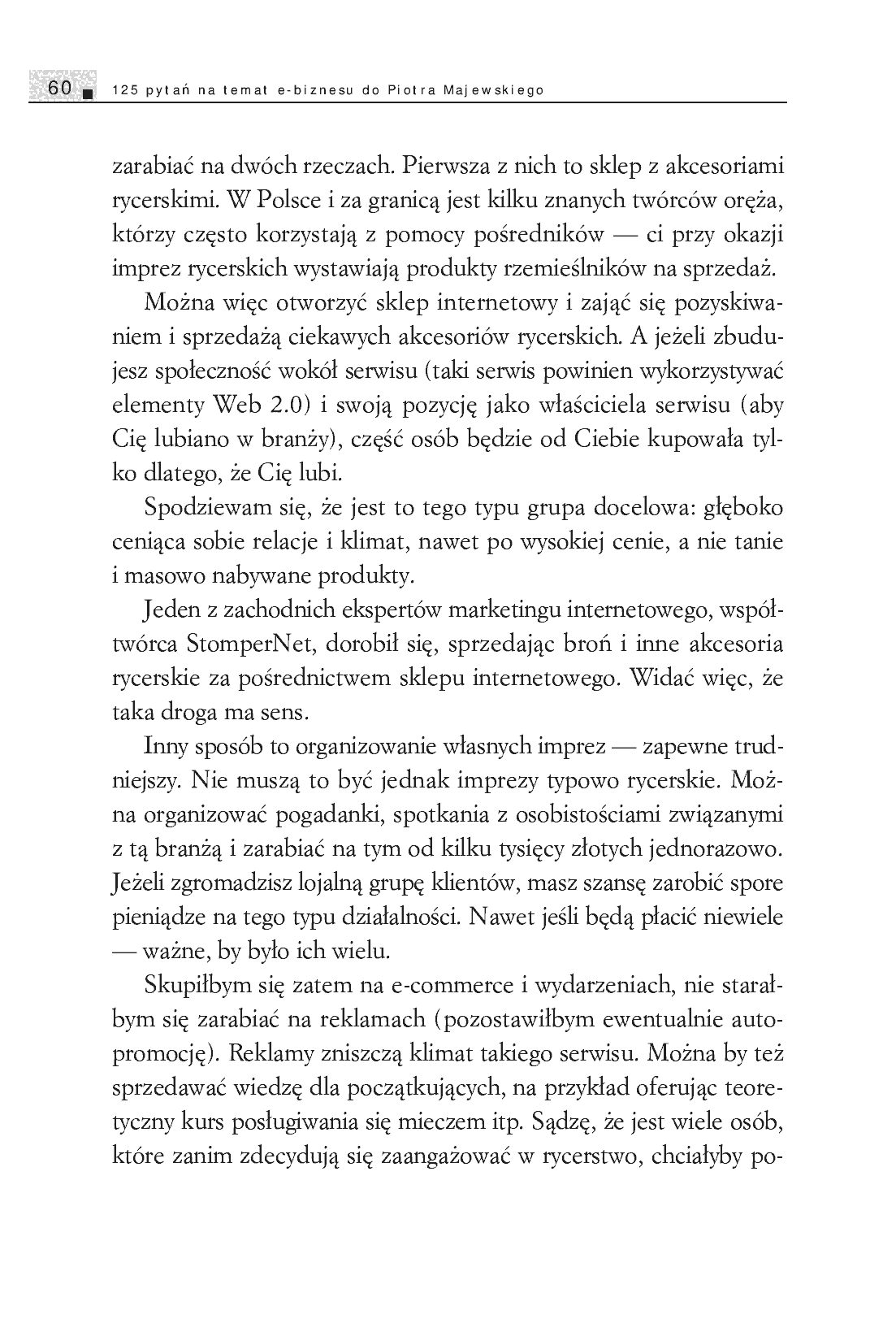 Fragment „125 pytań na temat e-biznesu do Piotra Majewskiego” — strona 9 z 12