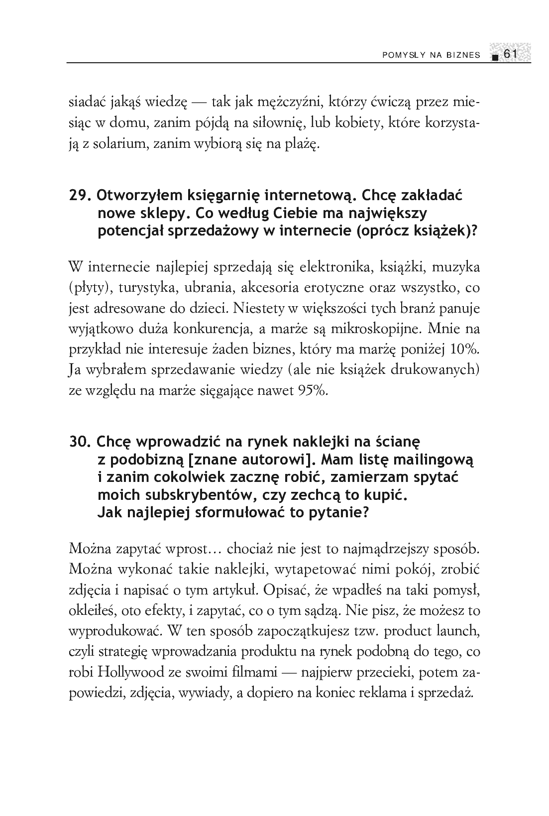Fragment „125 pytań na temat e-biznesu do Piotra Majewskiego” — strona 10 z 12