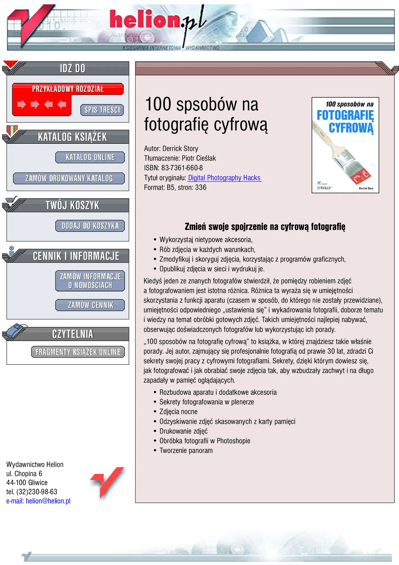 Fragment „100 sposobów na fotografię cyfrową” — strona 1 z 34