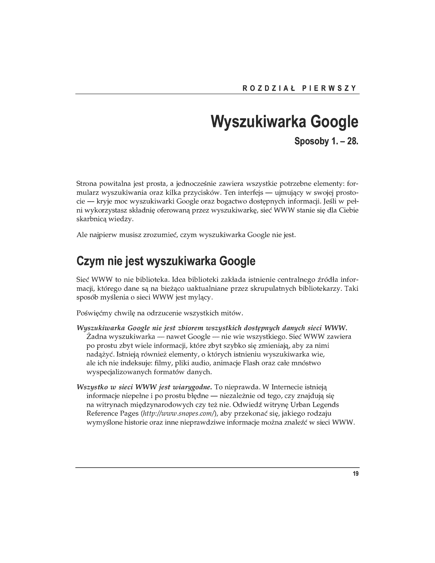 Fragment „100 sposobów na Google” — strona 6 z 77