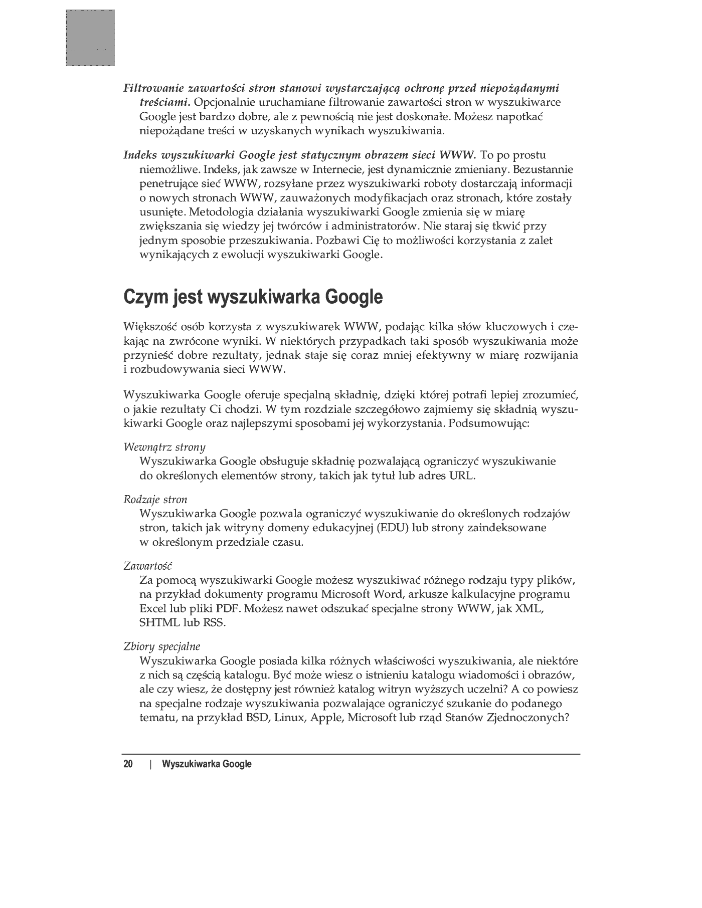 Fragment „100 sposobów na Google” — strona 7 z 77