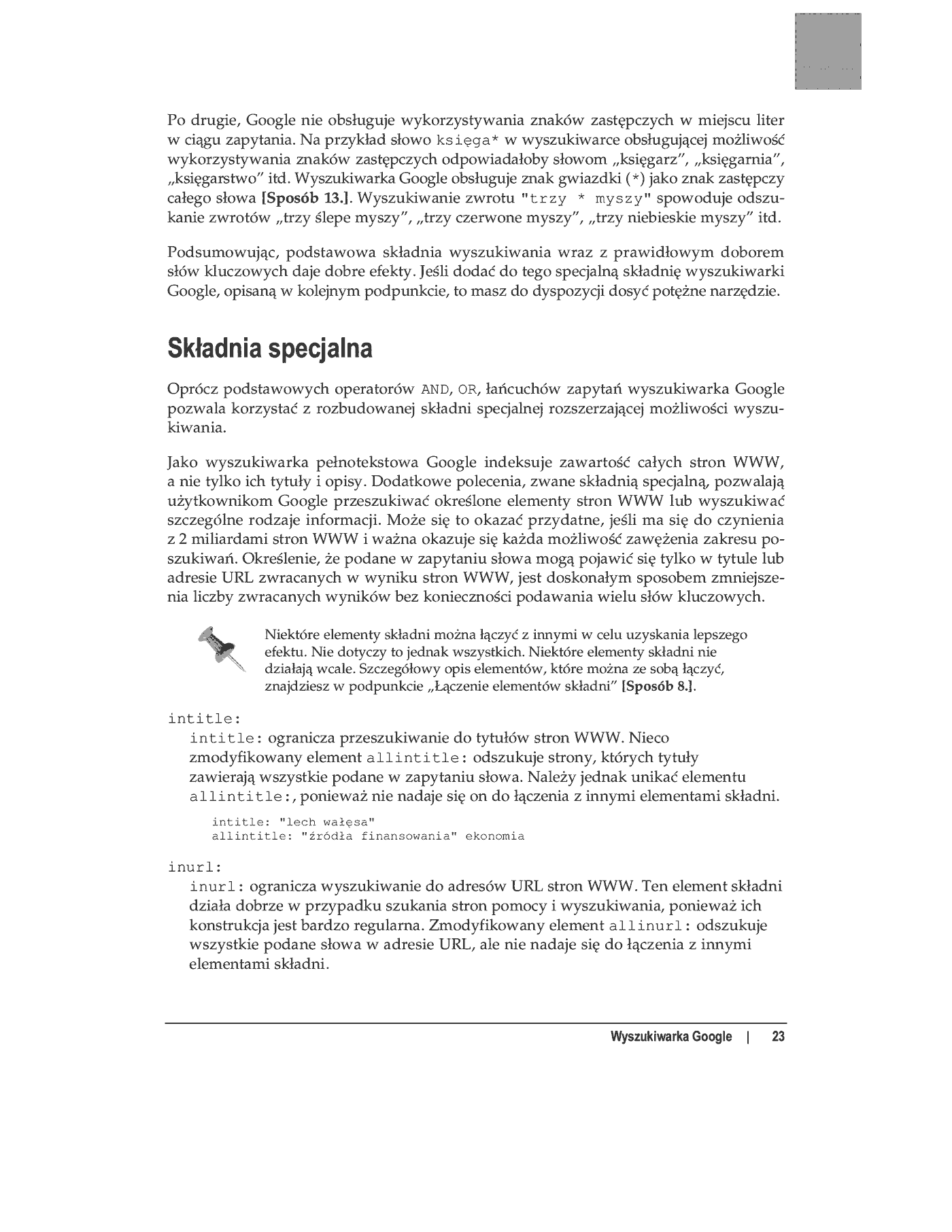 Fragment „100 sposobów na Google” — strona 10 z 77