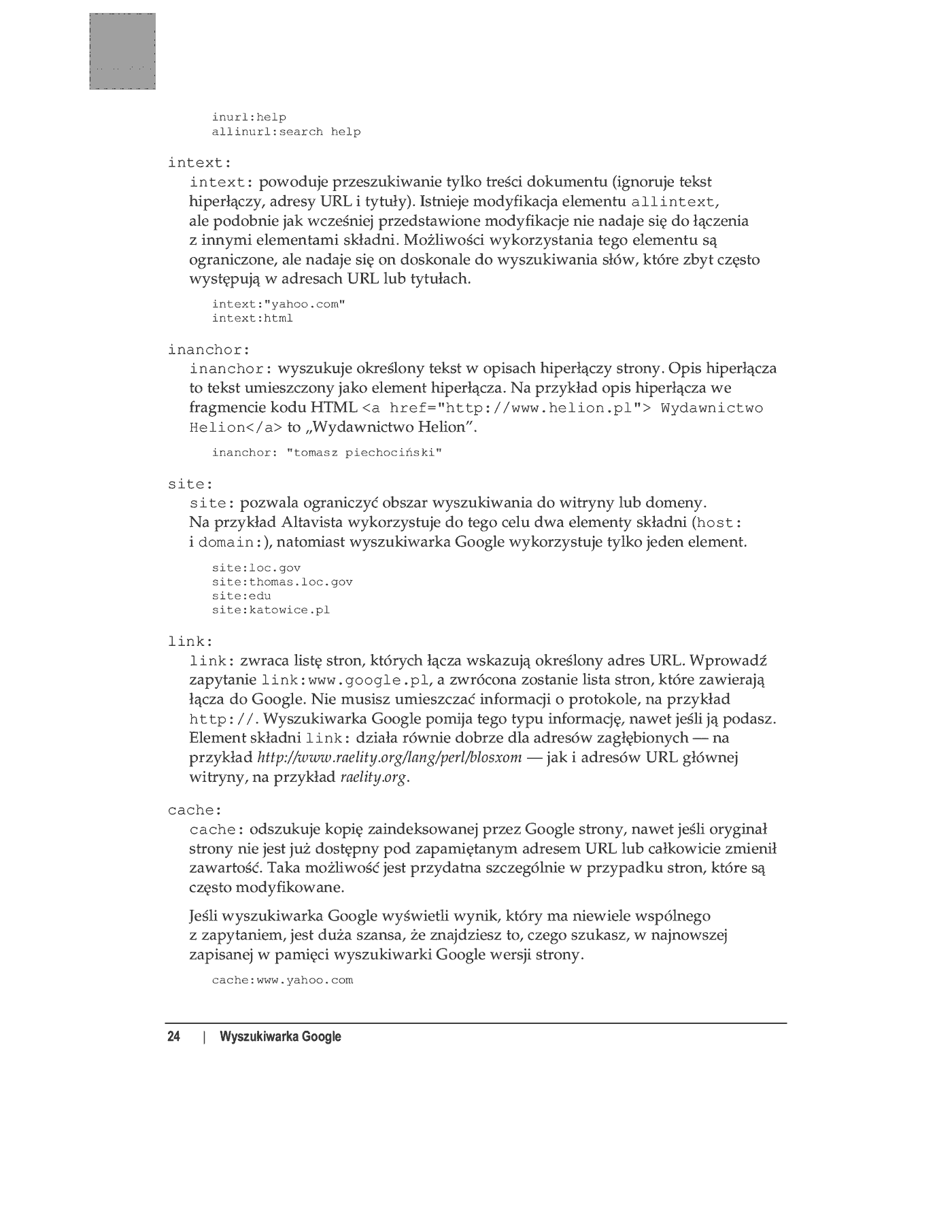 Fragment „100 sposobów na Google” — strona 11 z 77