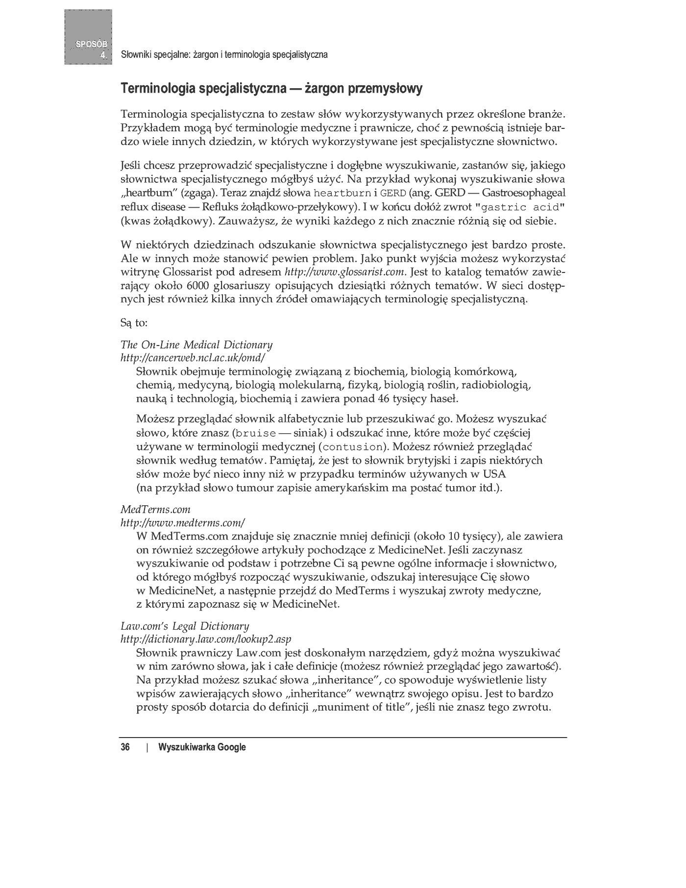 Fragment „100 sposobów na Google” — strona 23 z 77