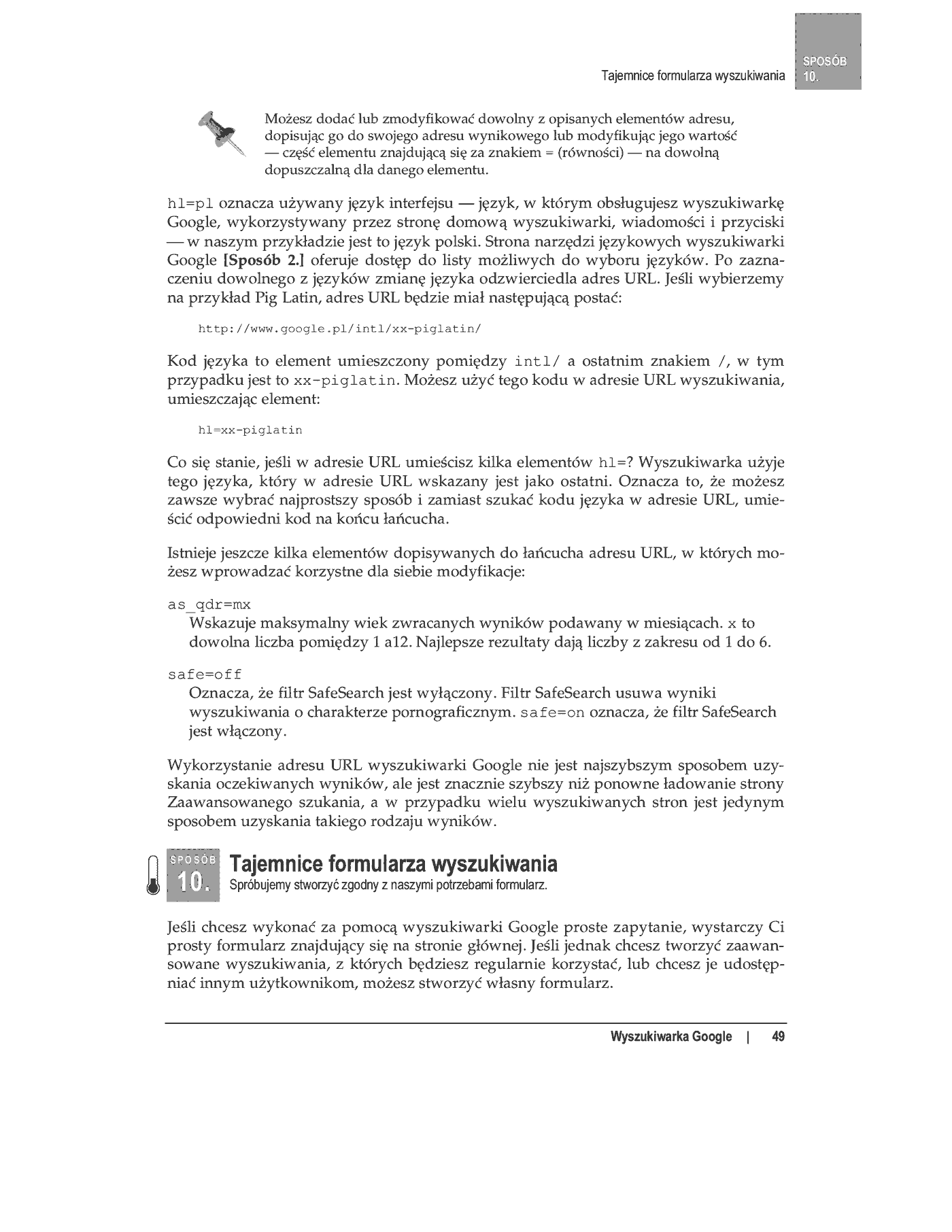 Fragment „100 sposobów na Google” — strona 36 z 77