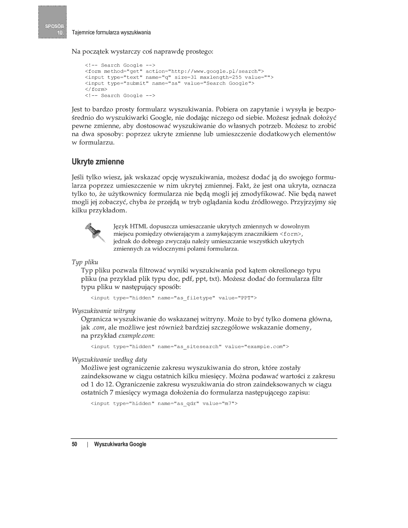 Fragment „100 sposobów na Google” — strona 37 z 77