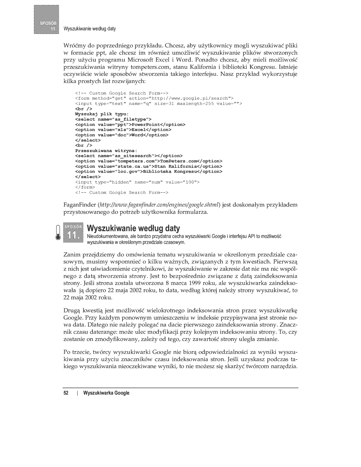 Fragment „100 sposobów na Google” — strona 39 z 77