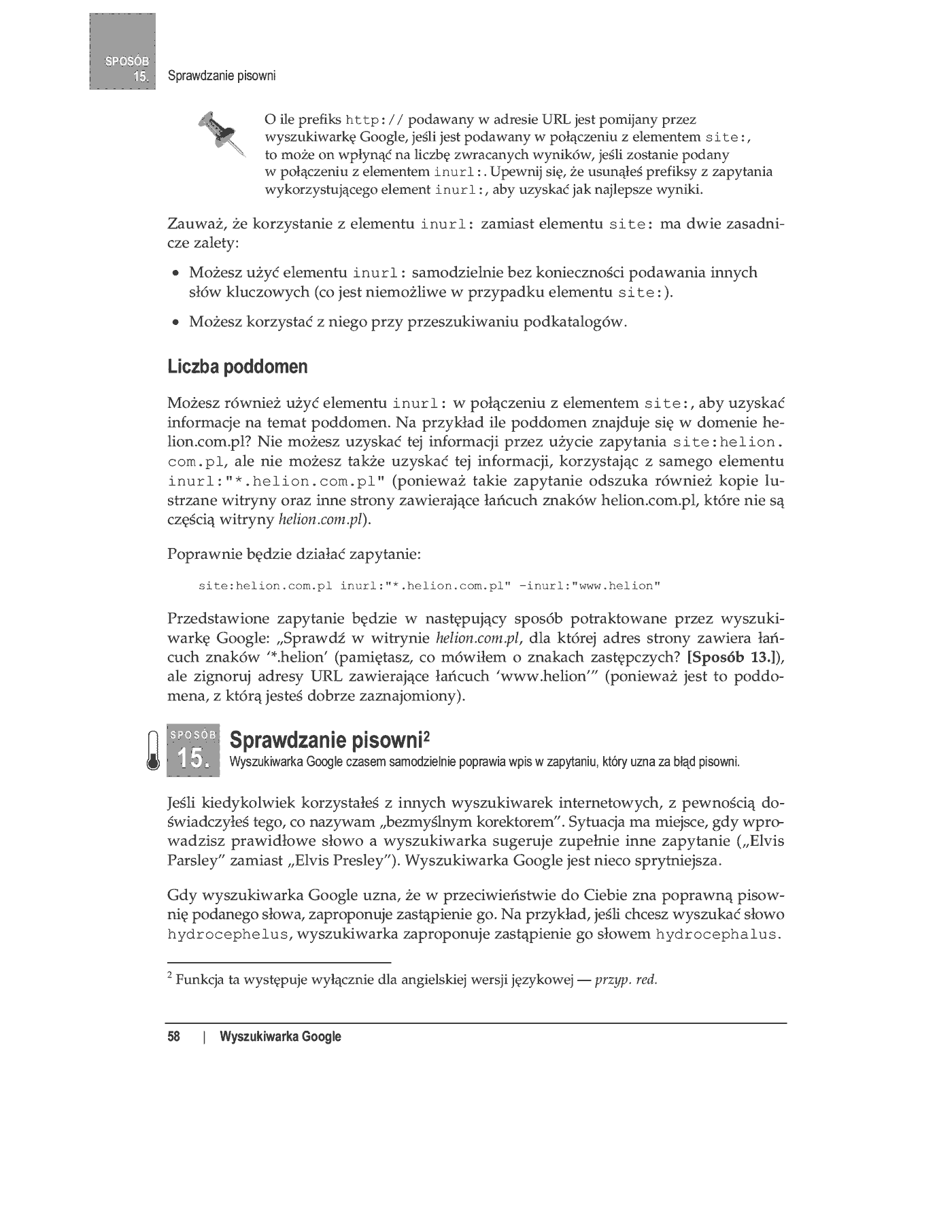 Fragment „100 sposobów na Google” — strona 45 z 77
