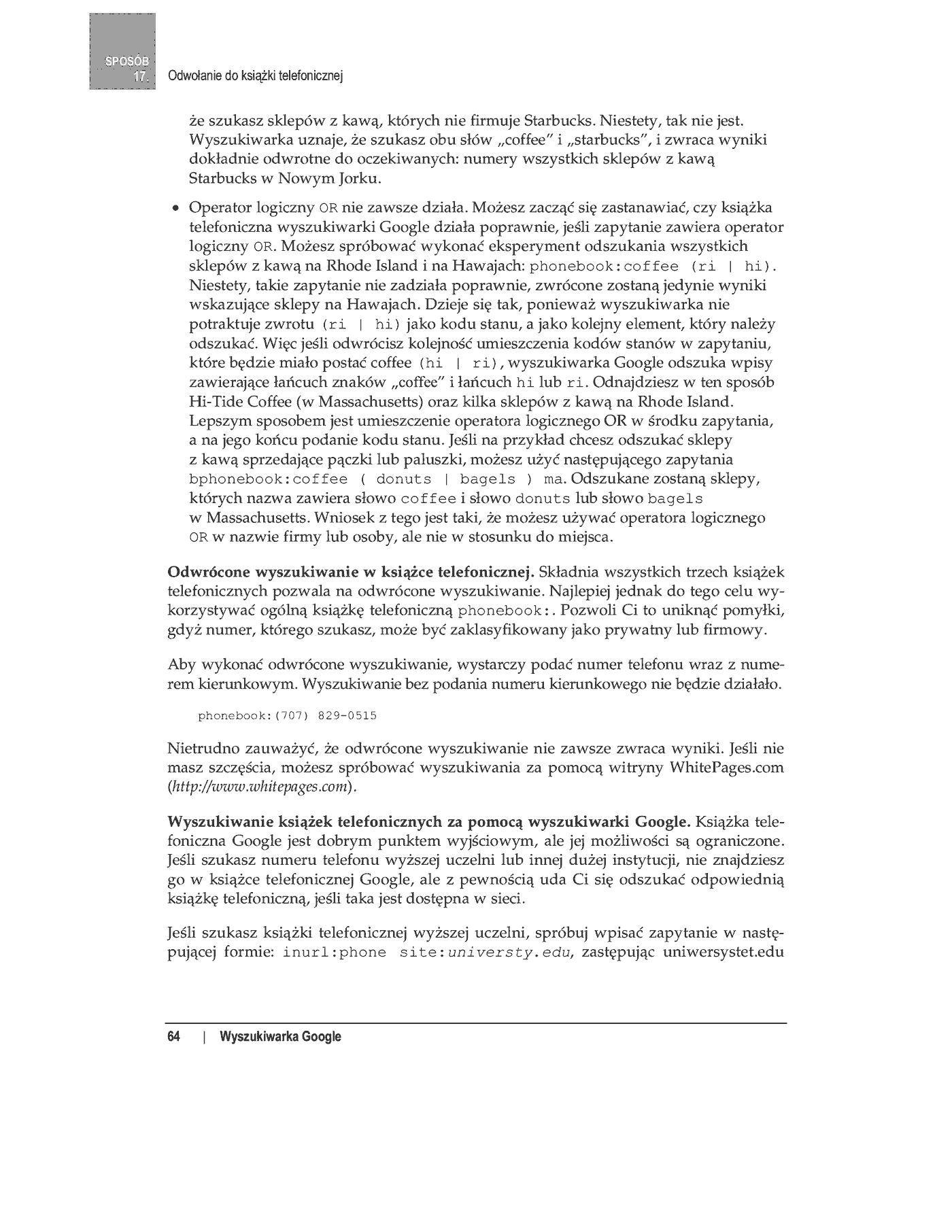 Fragment „100 sposobów na Google” — strona 51 z 77