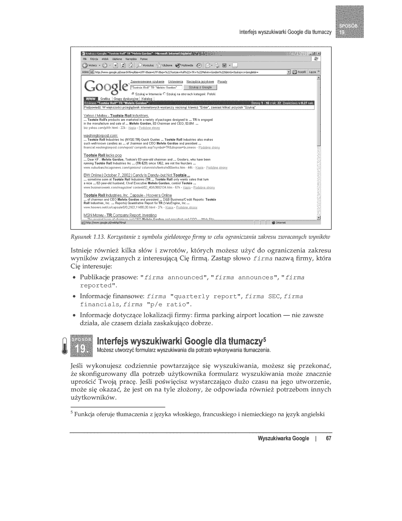 Fragment „100 sposobów na Google” — strona 54 z 77