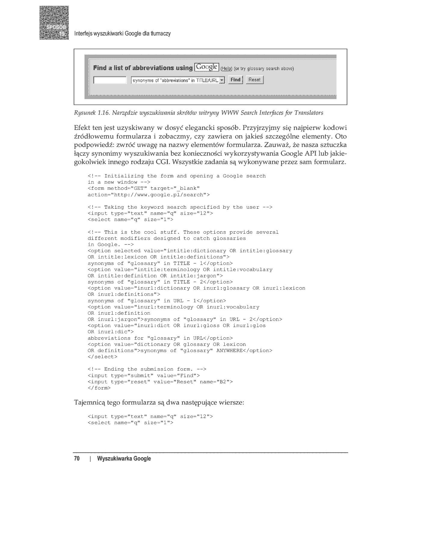 Fragment „100 sposobów na Google” — strona 57 z 77