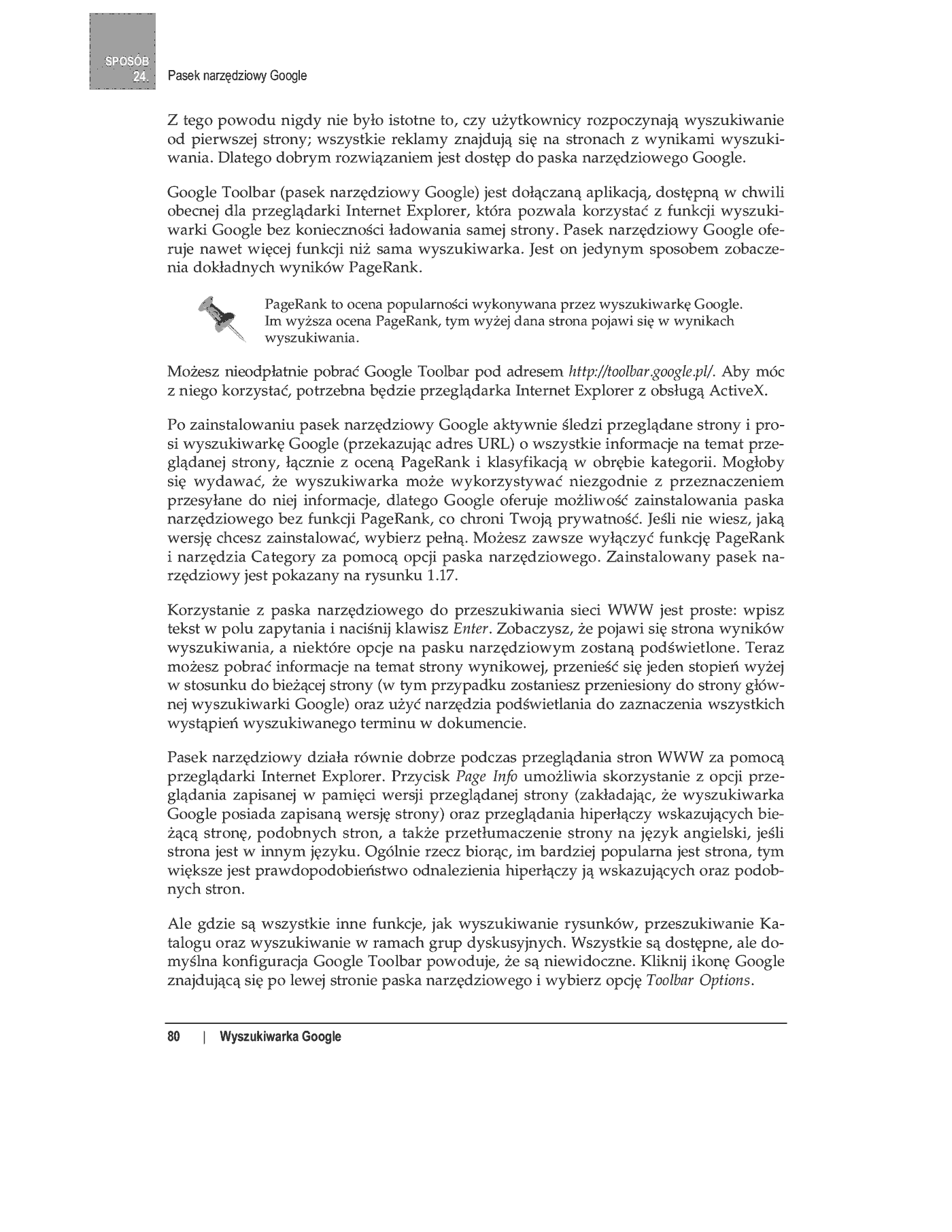Fragment „100 sposobów na Google” — strona 67 z 77