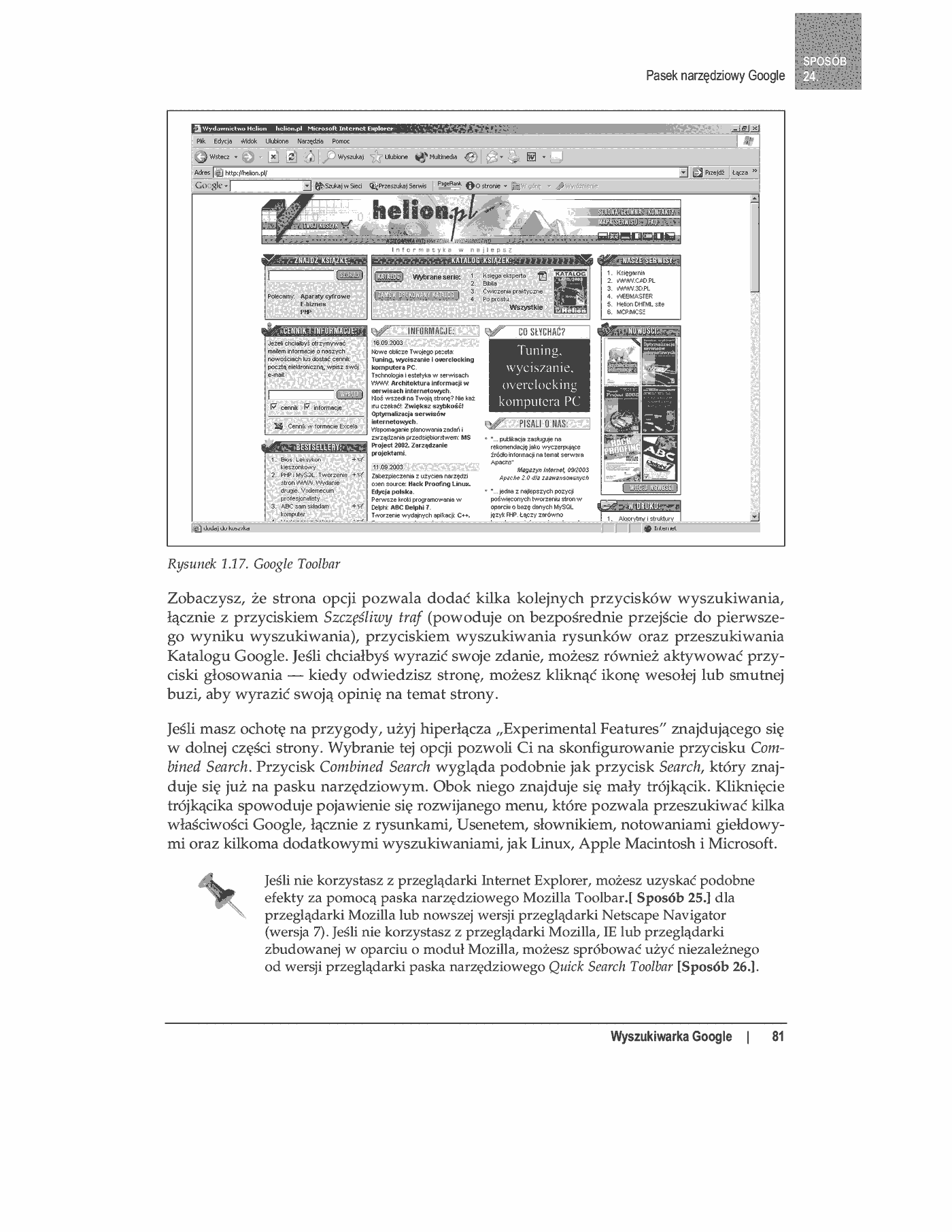 Fragment „100 sposobów na Google” — strona 68 z 77