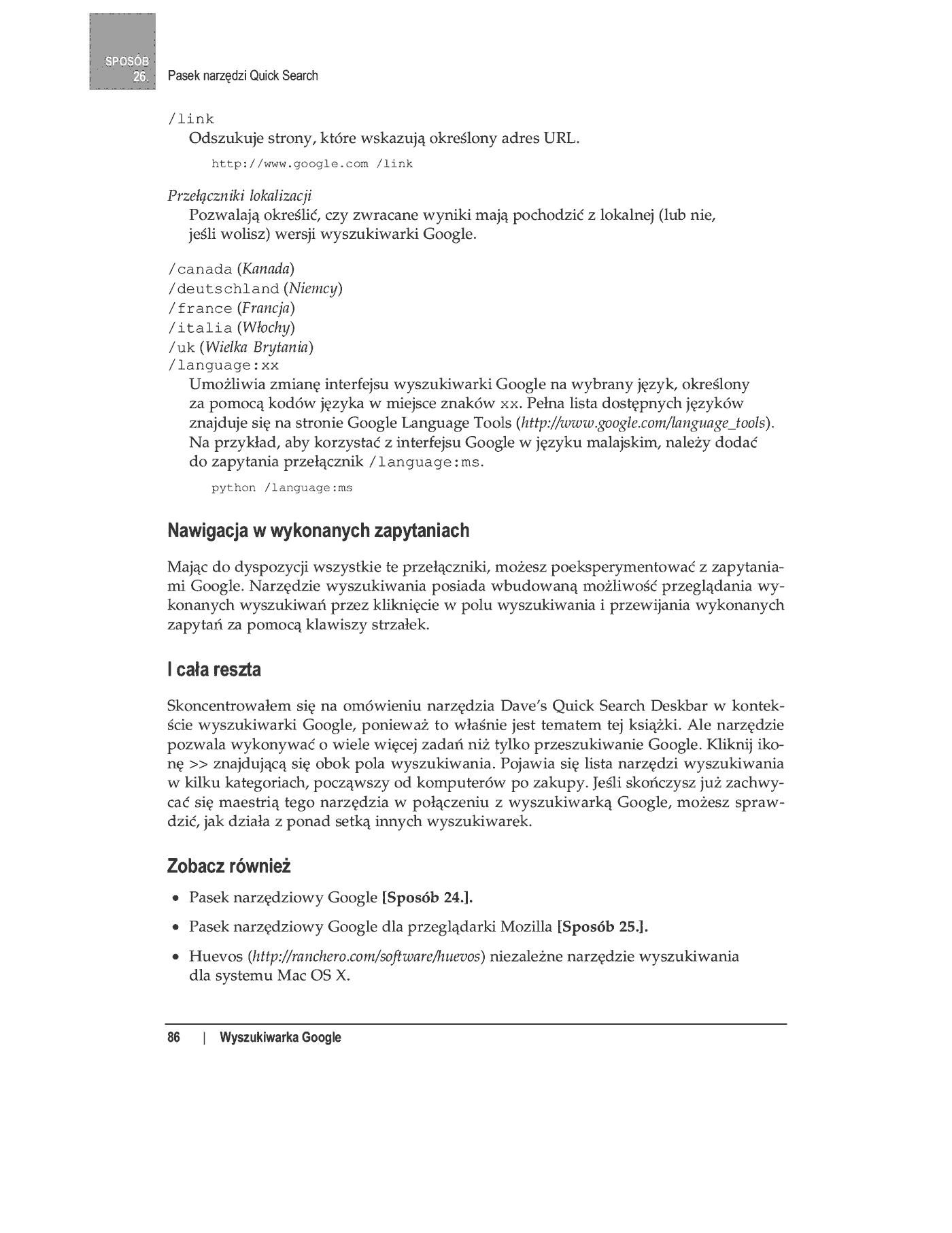 Fragment „100 sposobów na Google” — strona 73 z 77