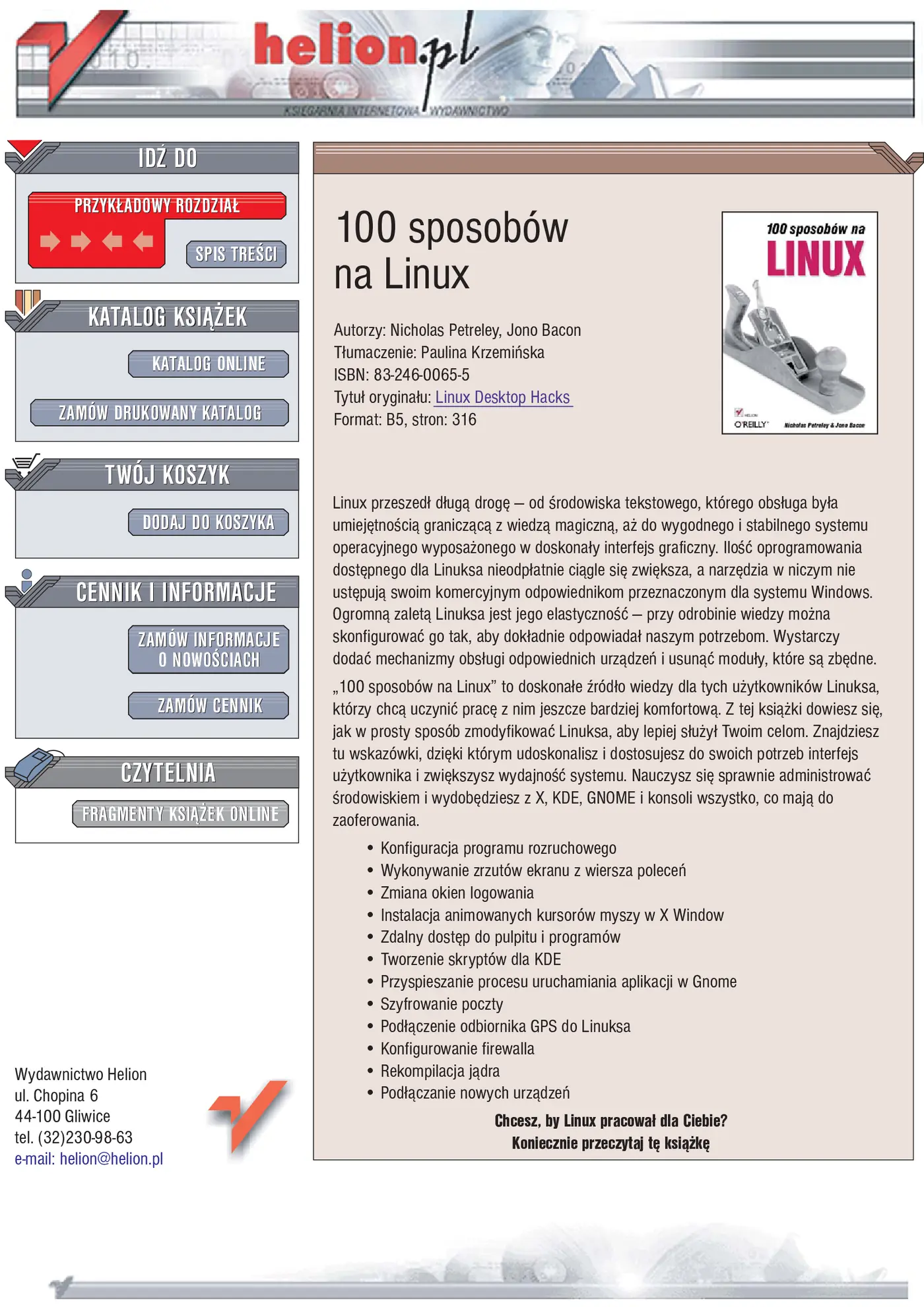 Fragment „100 sposobów na Linux” — strona 1 z 44