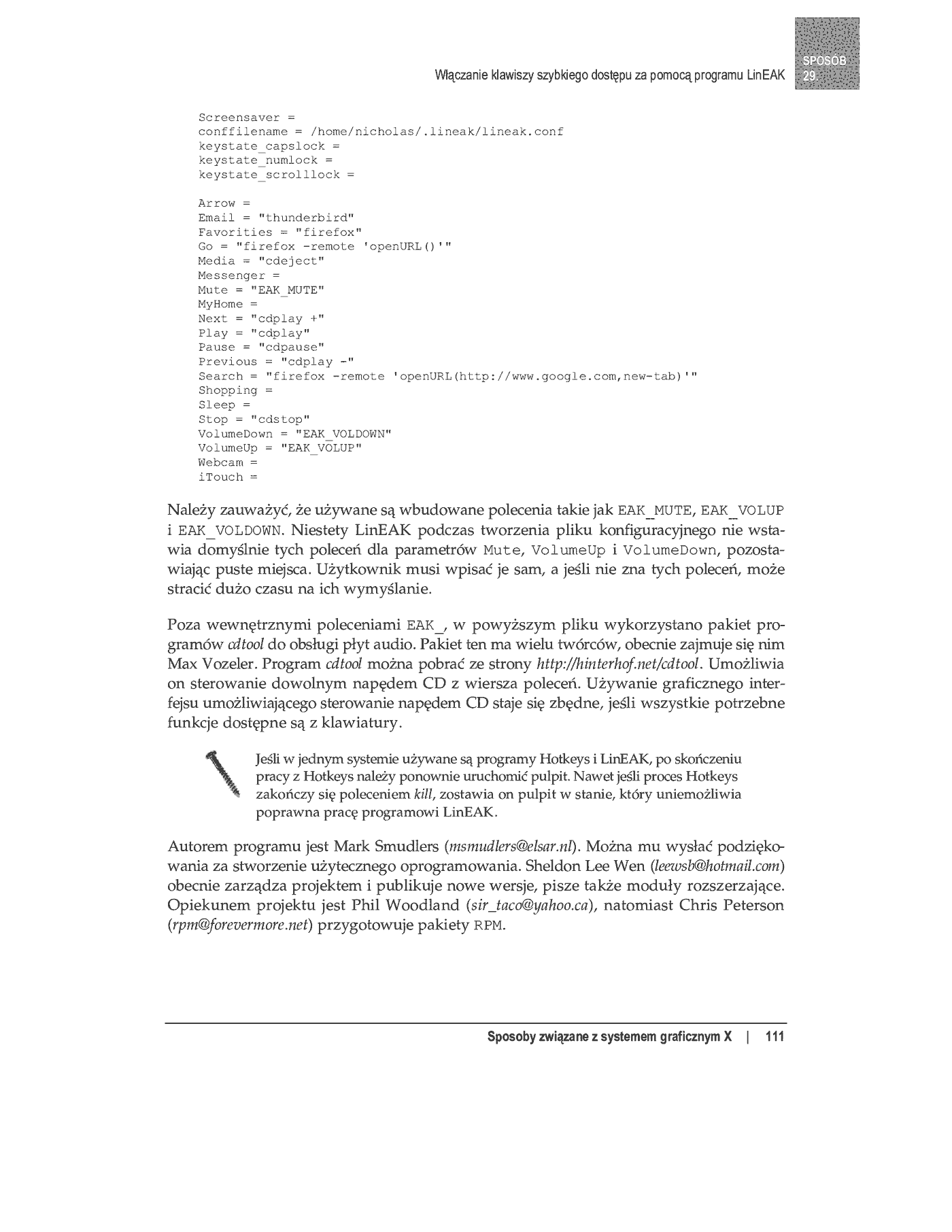 Fragment „100 sposobów na Linux” — strona 32 z 44