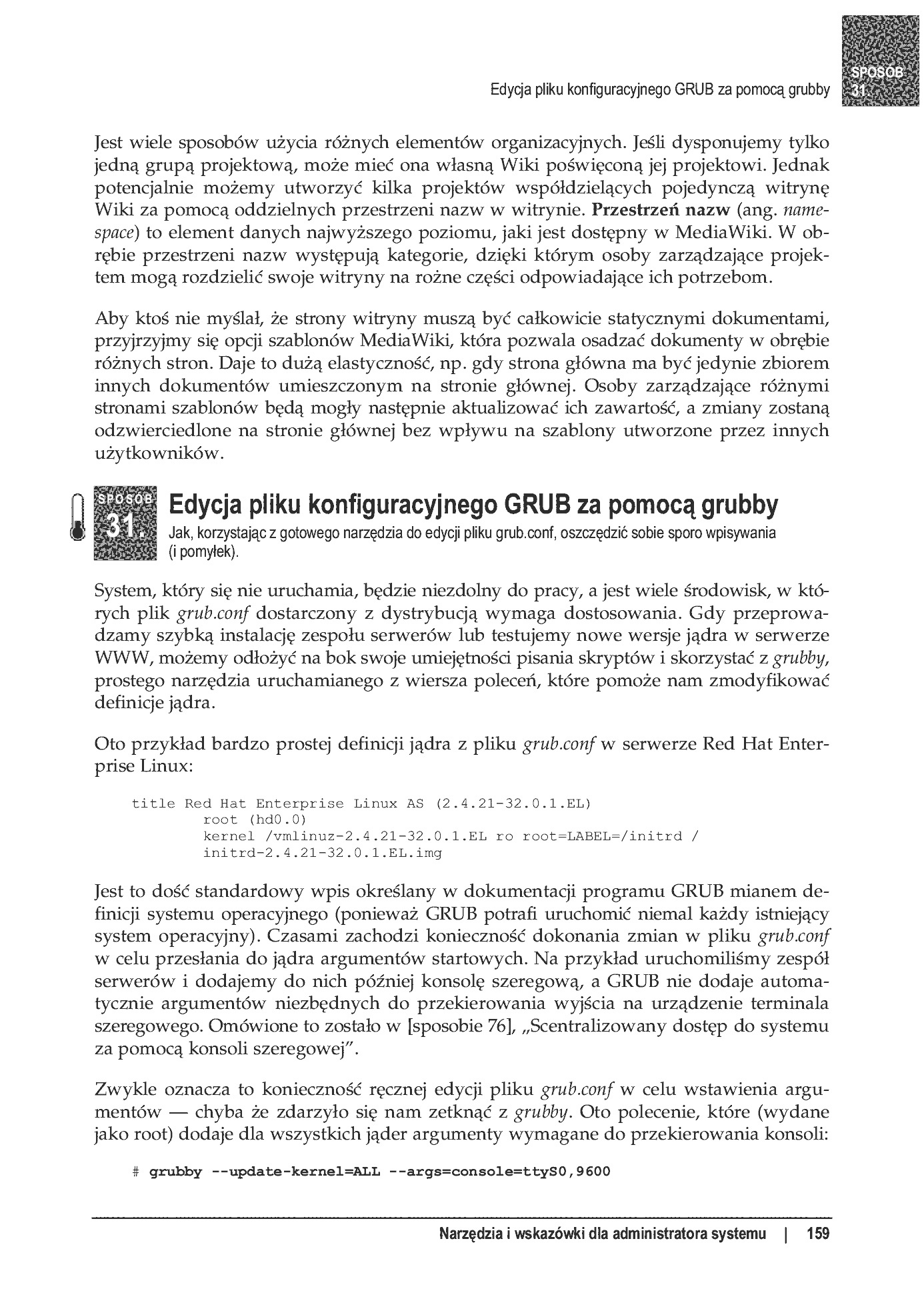 Fragment „100 sposobów na Linux Server. Wskazówki i narzędzia dotyczące integracji, monitorowania i rozwiązywania problemów” — strona 12 z 54